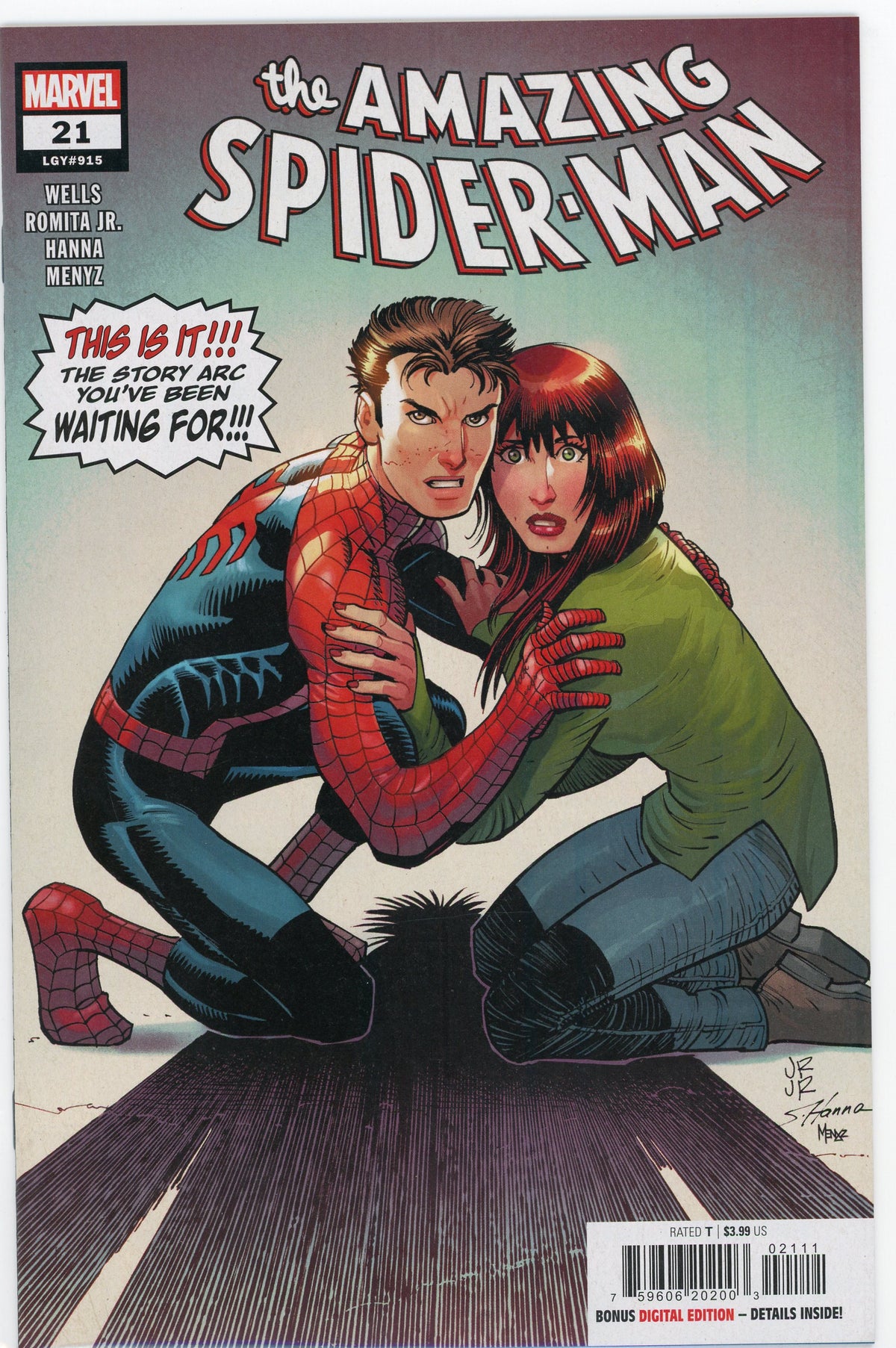 THE AMAZING SPIDERMAN #21 NM AWESOME JOHN ROMITA JR. COVER NICE GLOSS