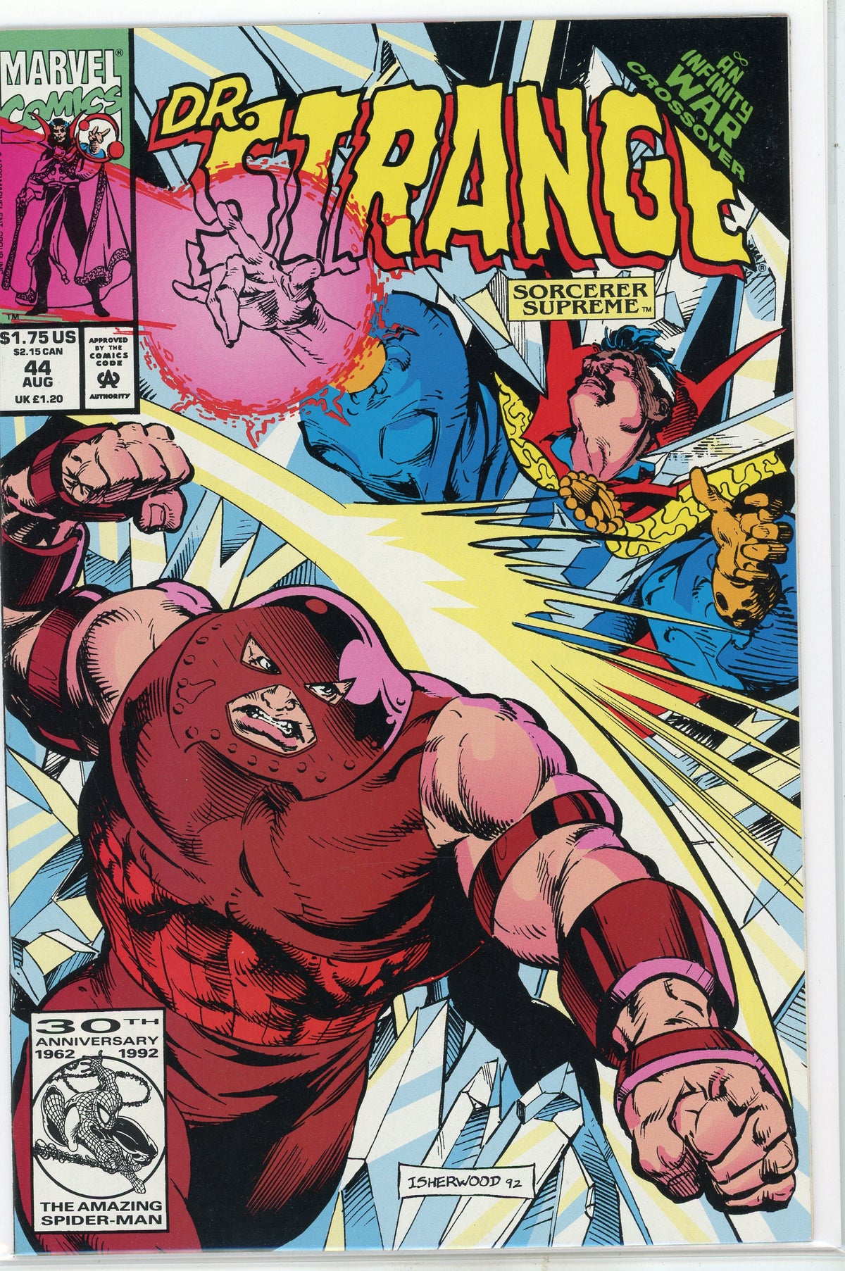 DOCTOR STRANGE #44 NM JUGGERNAUT APP. ISHERWOOD COVER NICE GLOSS