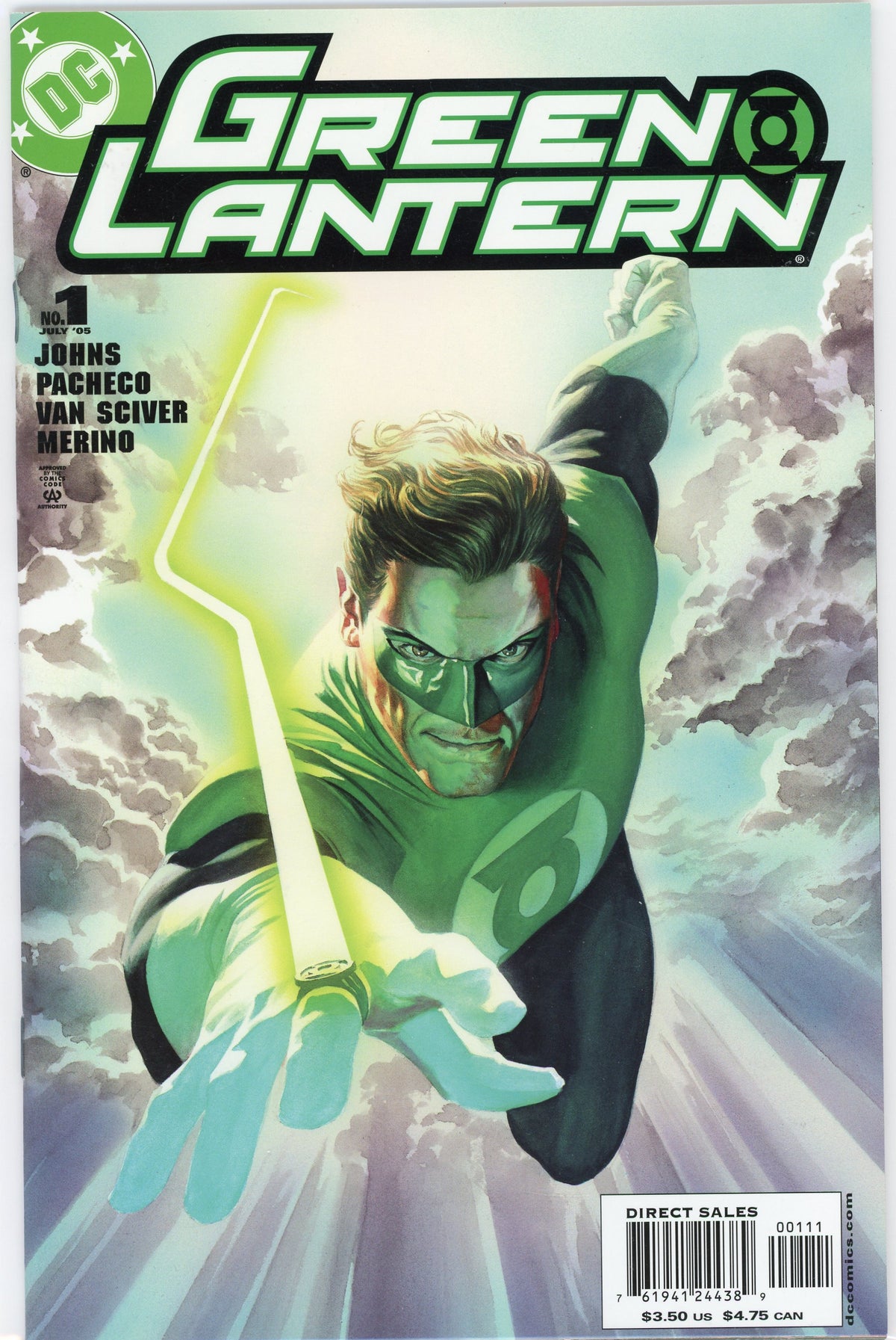 GREEN LANTERN #1 NM JOHNS WORK BRILLIANT PAINTED ROSS COVER NICE GLOSS