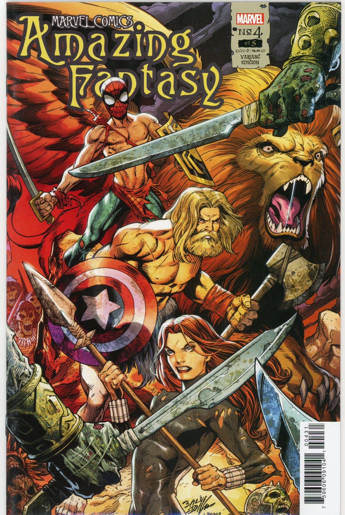 AMAZING FANTASY #4 OF 5 NM GLOSSY COLORS PHENOMENAL COVER
