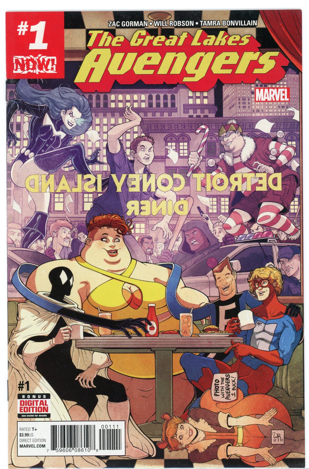 THE GREAT LAKES AVENGERS #1 NM CLASSIC COVER VIVID HUES