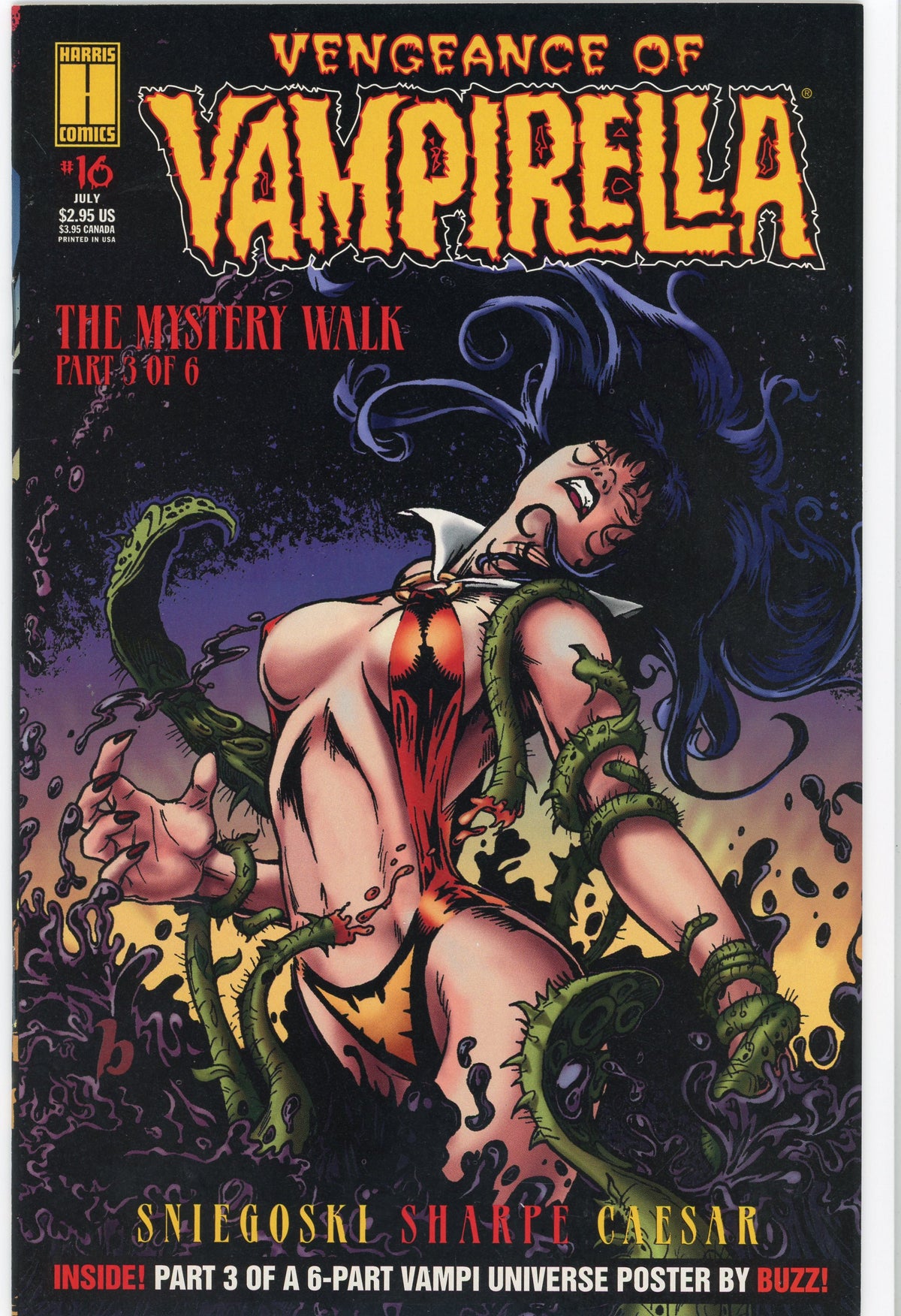 VENGEANCE OF VAMPIRELLA #16 NM ACTION PACKED COVER TREMENDOUS GLOSS