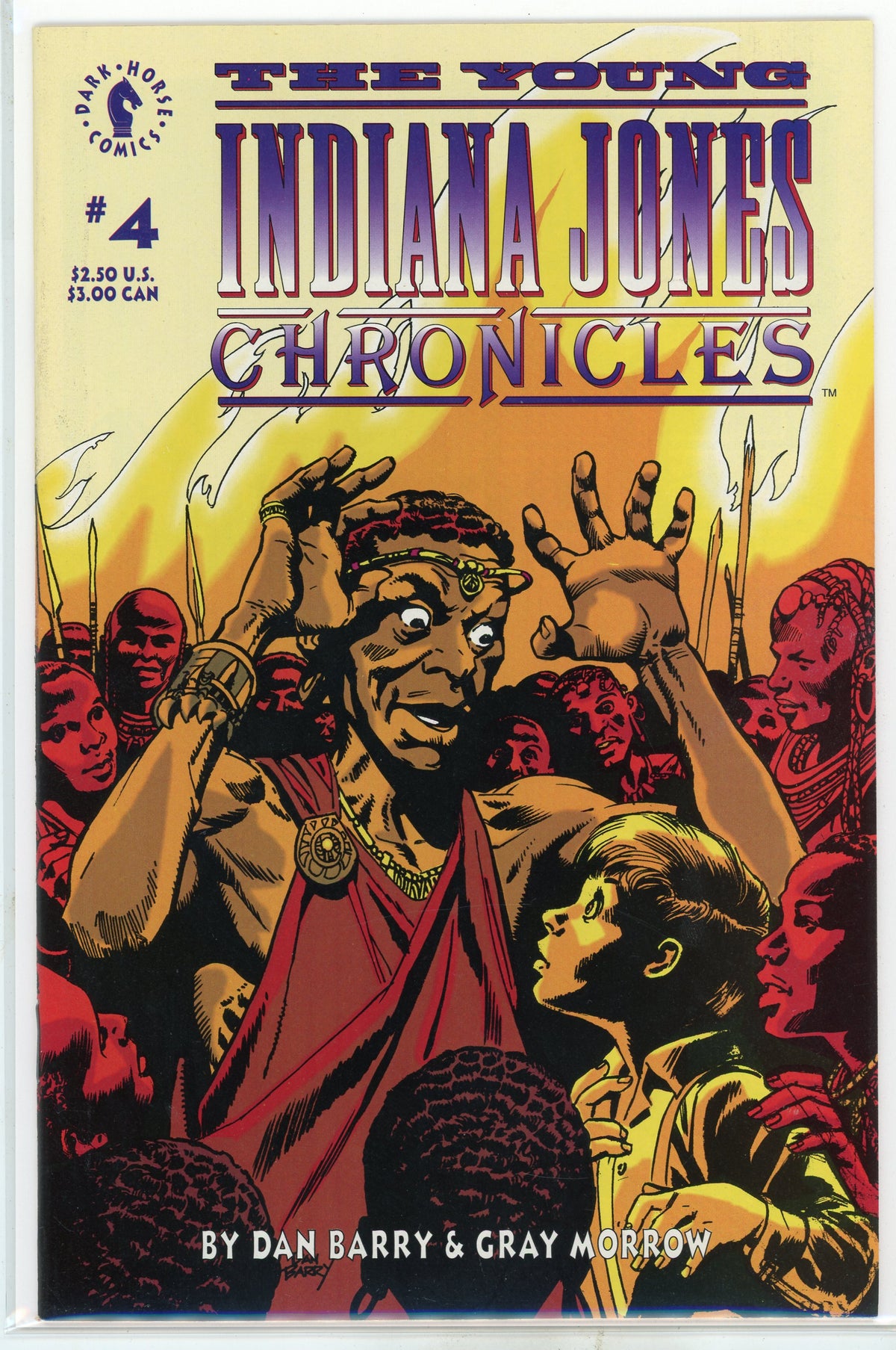 THE YOUNG INDIANA JONES CHRONICLES #4 NM DARK HORSE MORROW WORK