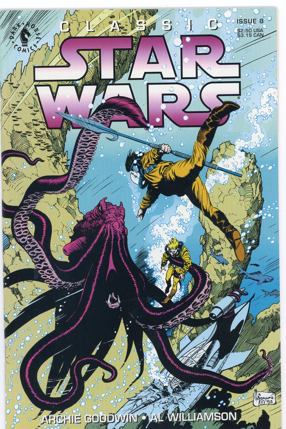 CLASSIC STAR WARS #8 NM DARK HORSE WILLIAMSON WORK TENSION FRAUGHT COVER