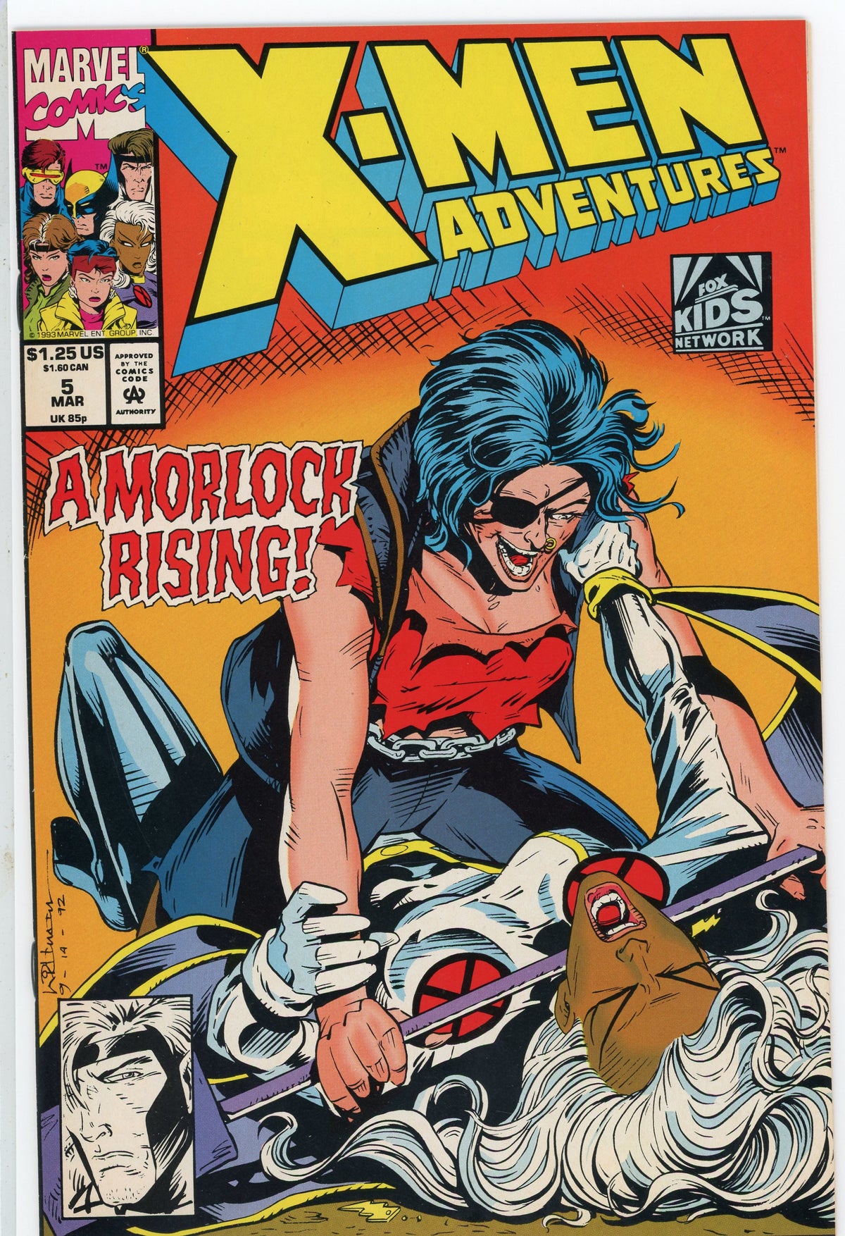 X-MEN ADVENTURES #5 NM EPIC BATTLE COVER TREMENDOUS GLOSS