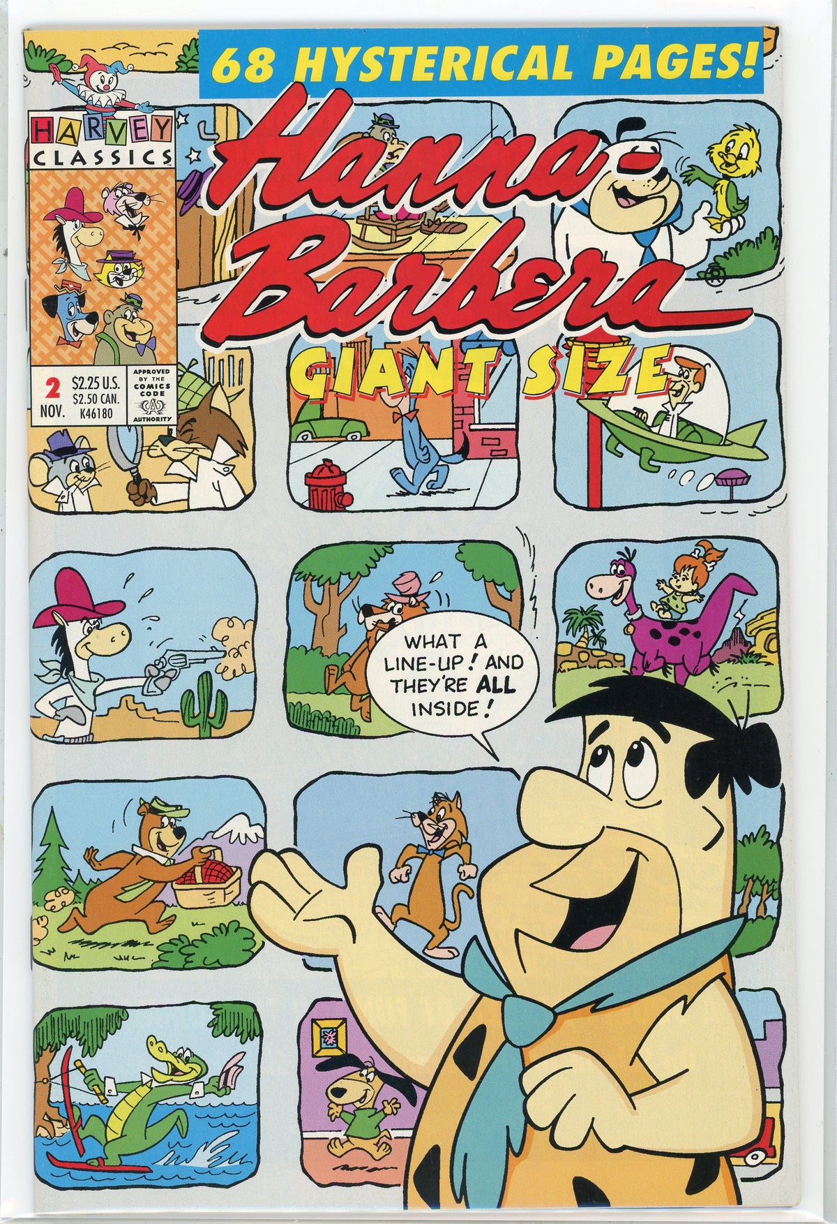 HANNA BARBERA GIANT SIZE #2 NM REMARKABLE COVER STUNNING GLOSS