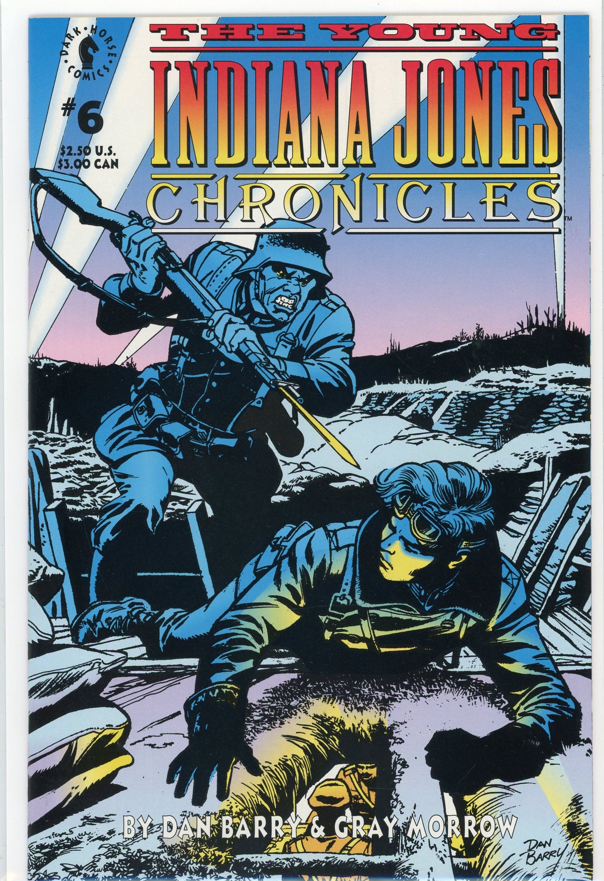 THE YOUNG INDIANA JONES CHRONICLES #6 NM DARK HORSE COMICS MORROW WORK