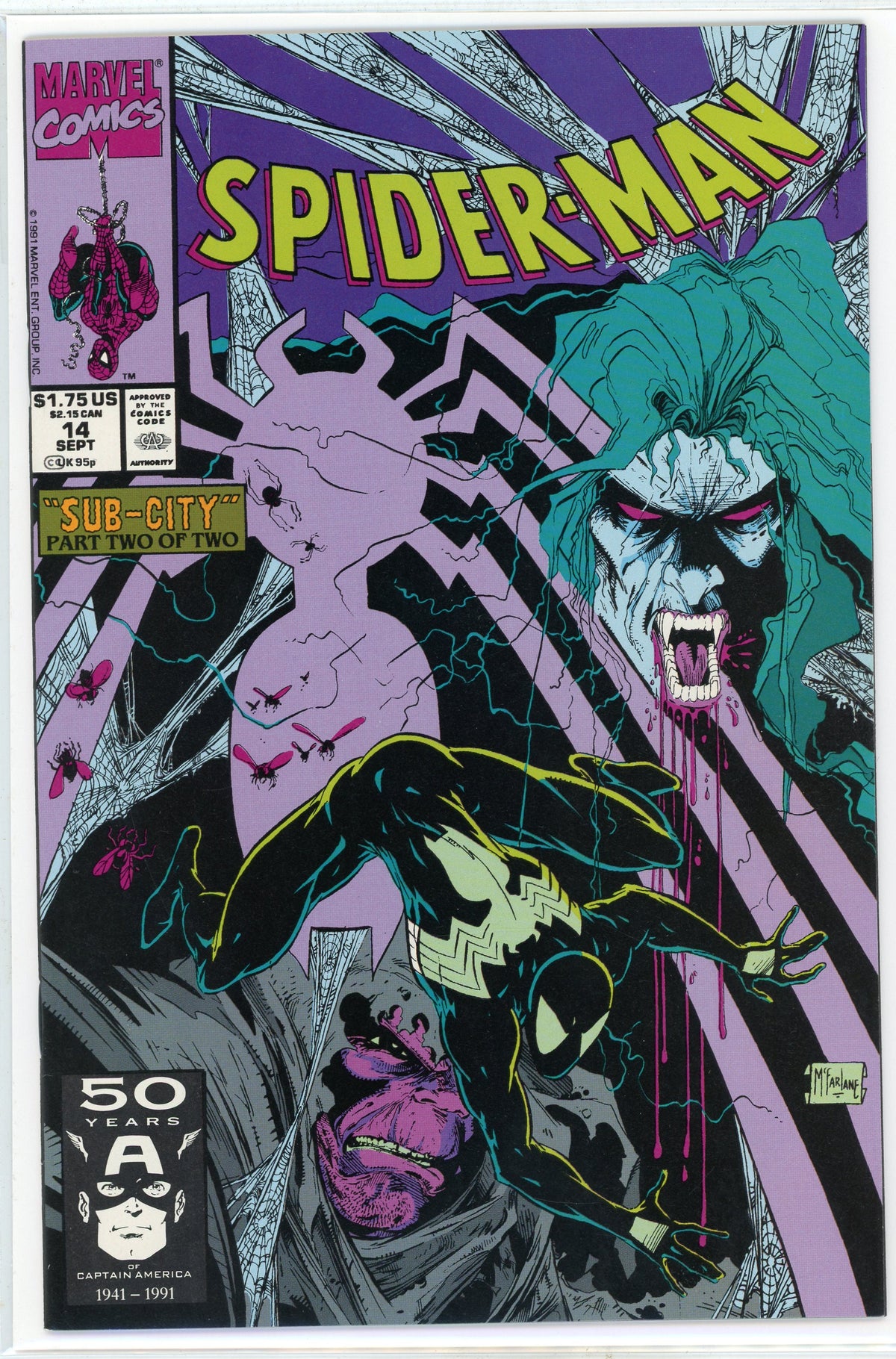 SPIDERMAN #14 NM TREMENDOUS MCFARLANE COVER EXCELLENT GLOSS
