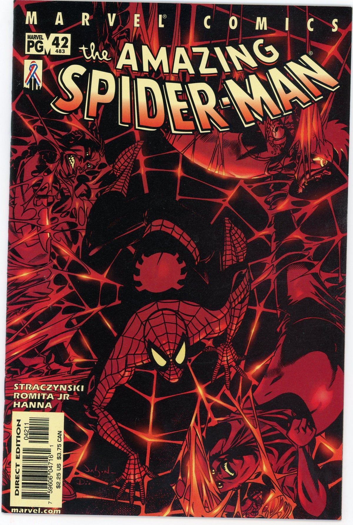 THE AMAZING SPIDERMAN #42 NM CLASSIC RED TONE COVER AMAZING GLOSS