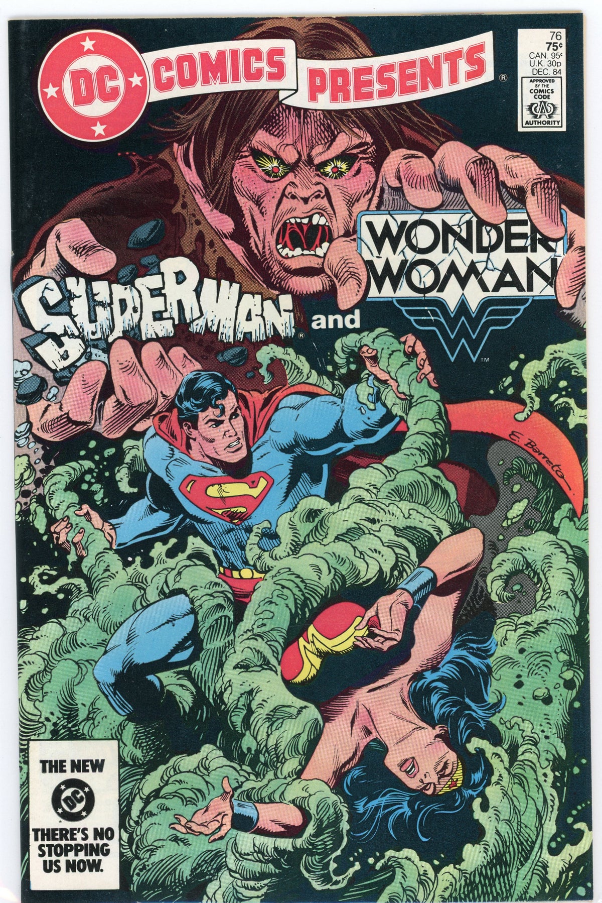 DC COMICS PRESENTS #76 NM AWESOME BATTLE COVER LUSTROUS SHEEN