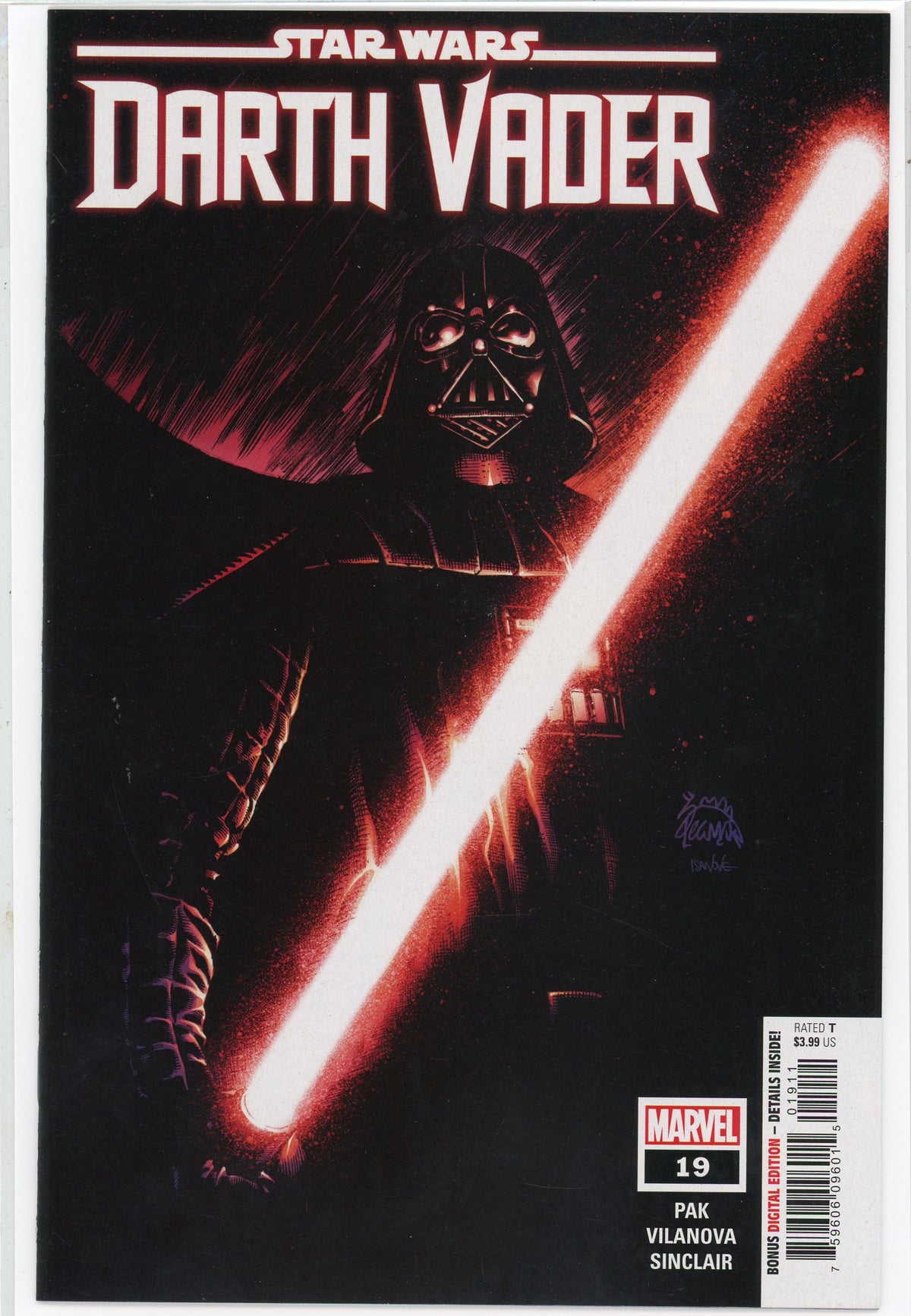 STAR WARS DARTH VADER #19 NM STUNNING BLACK COVER INCREDIBLE SHEEN