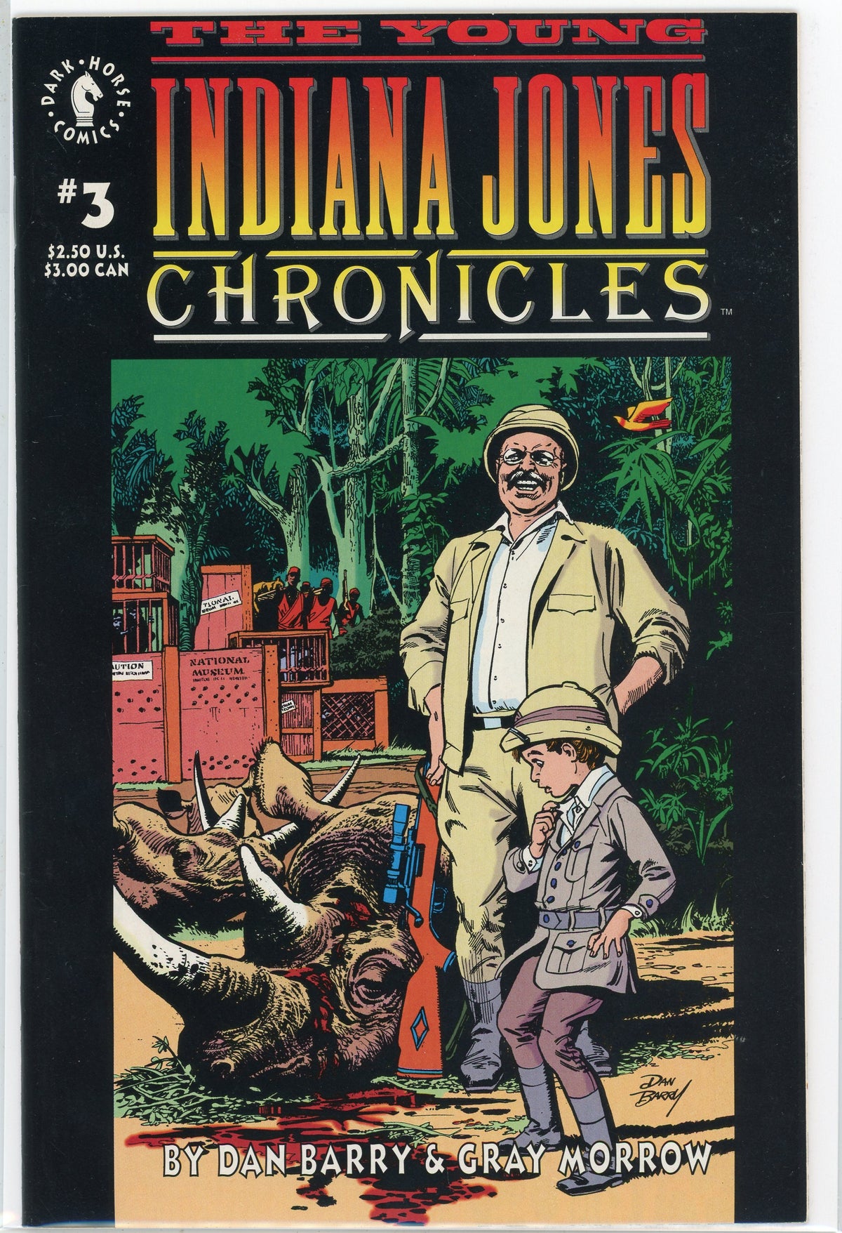 THE YOUNG INDIANA JONES CHRONICLES #3 NM GRISLY COVER STUNNING SHEEN