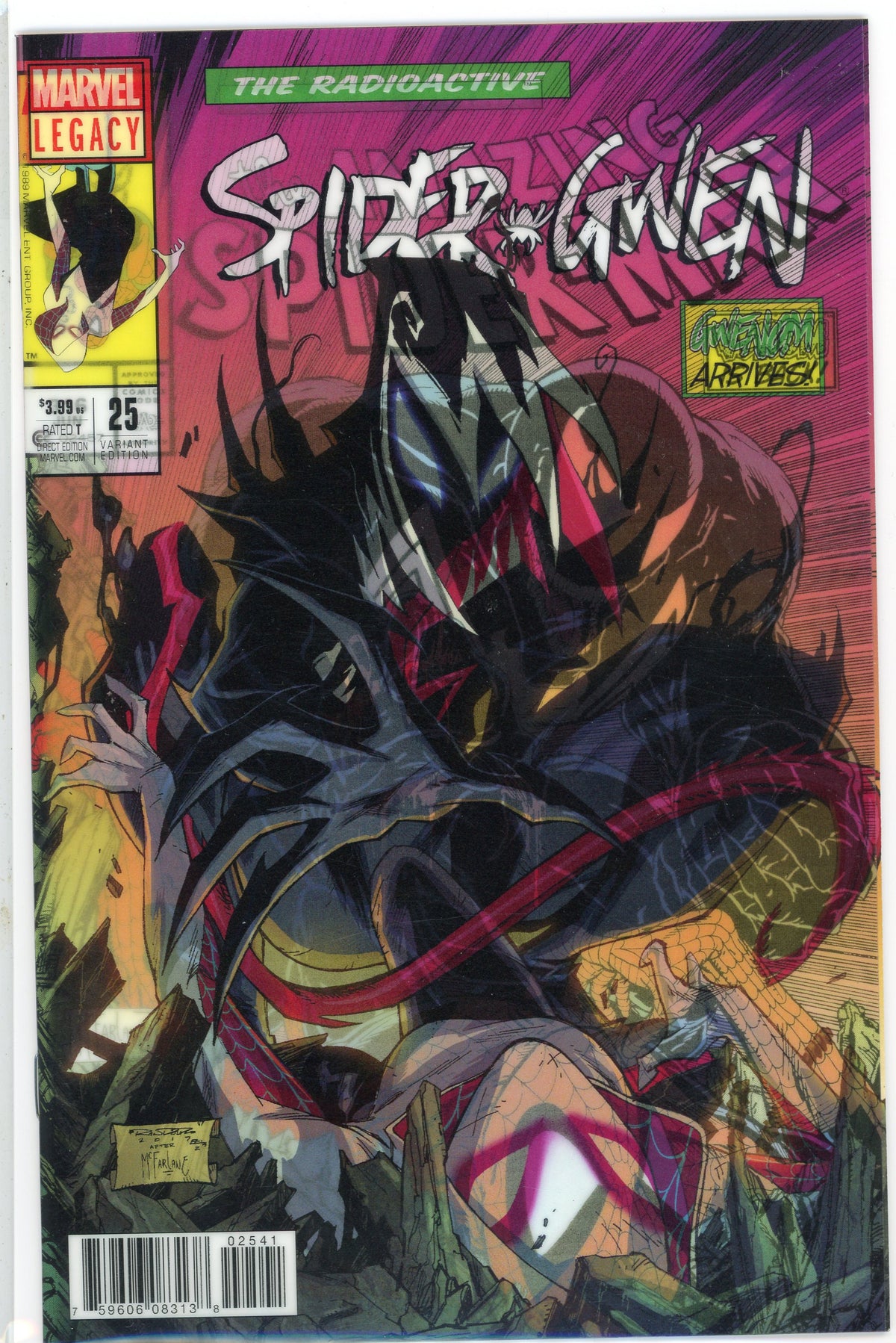SPIDER GWEN #25 NM STUNNING HOMAGE COVER EXCELLENT FINISH