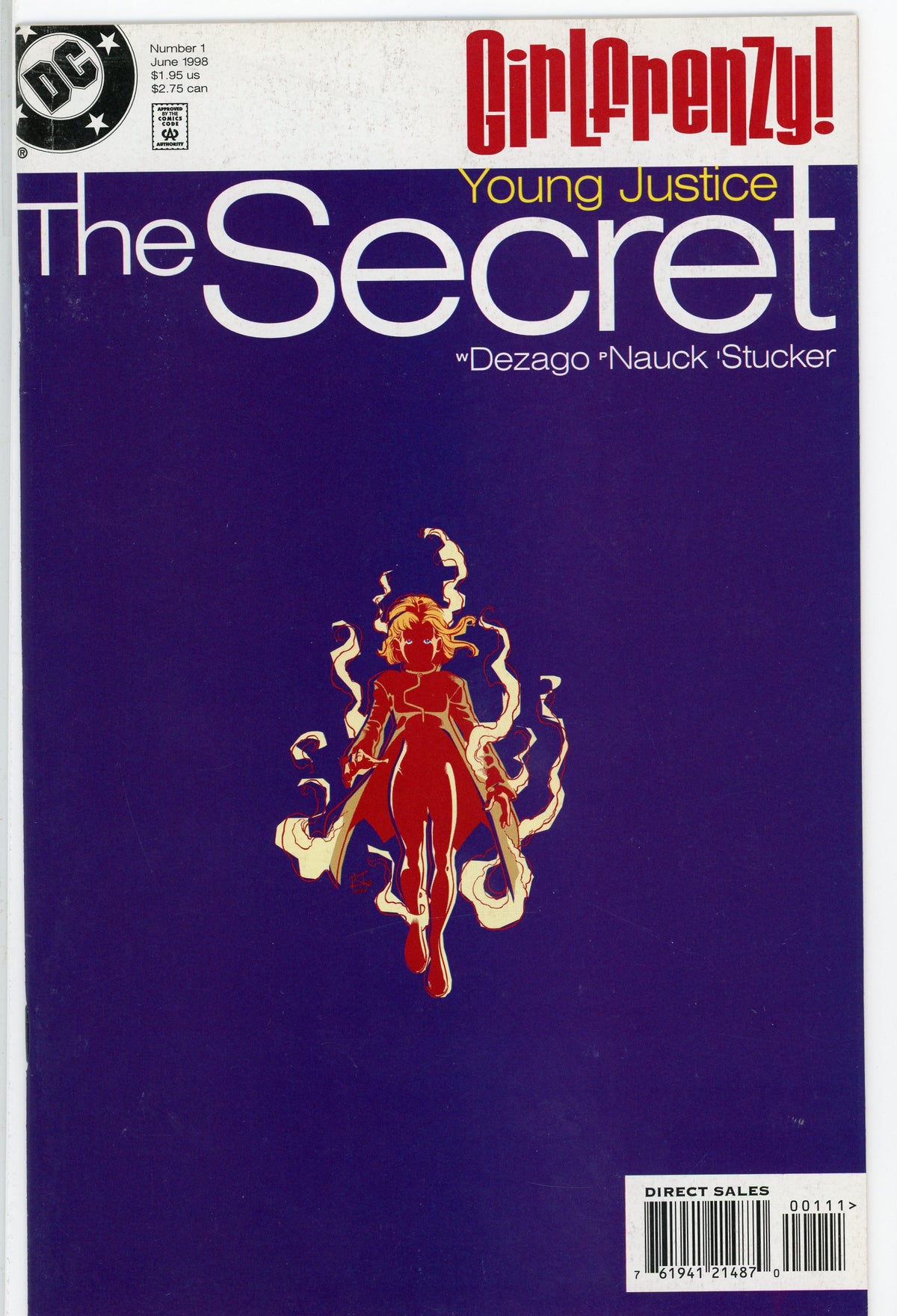 YOUNG JUSTICE #1 THE SECRET NM SPECTACULAR COVER NICE GLOSS