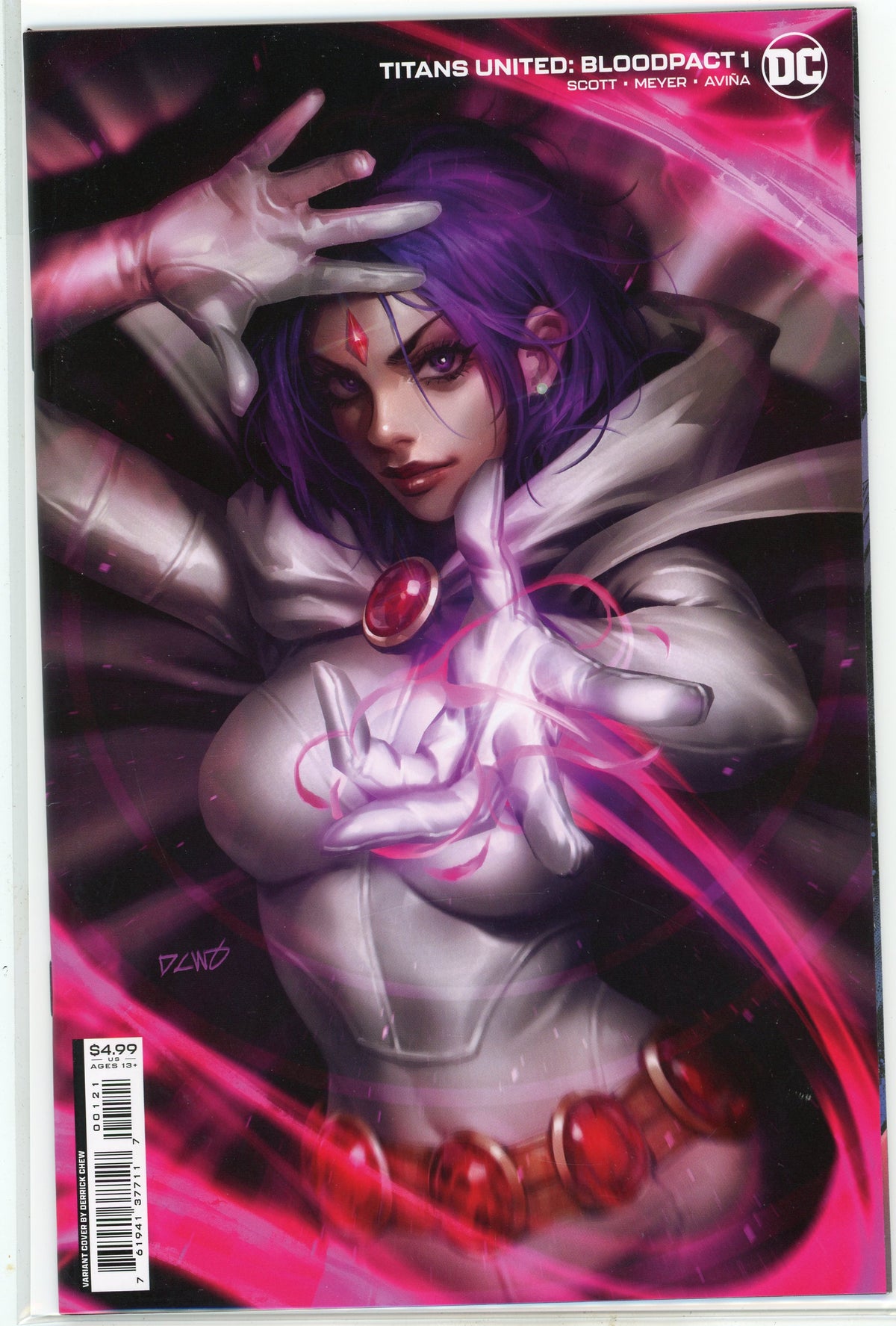 TITANS UNITED BLOODPACT #1 NM VARIANT COVER SEXY COVER BRILLIANT SHEEN