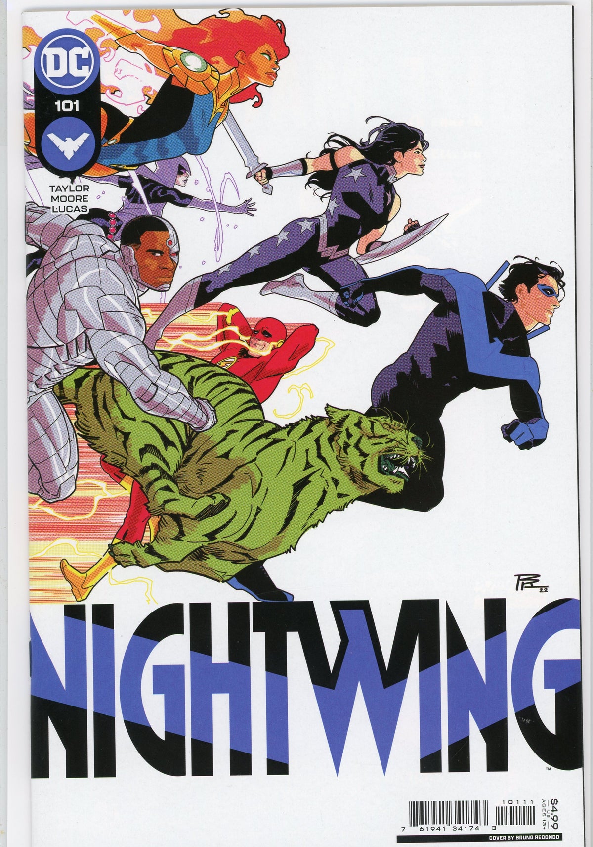 NIGHTWING #101 NM VIBRANT COLORS ACTION PACKED COVER