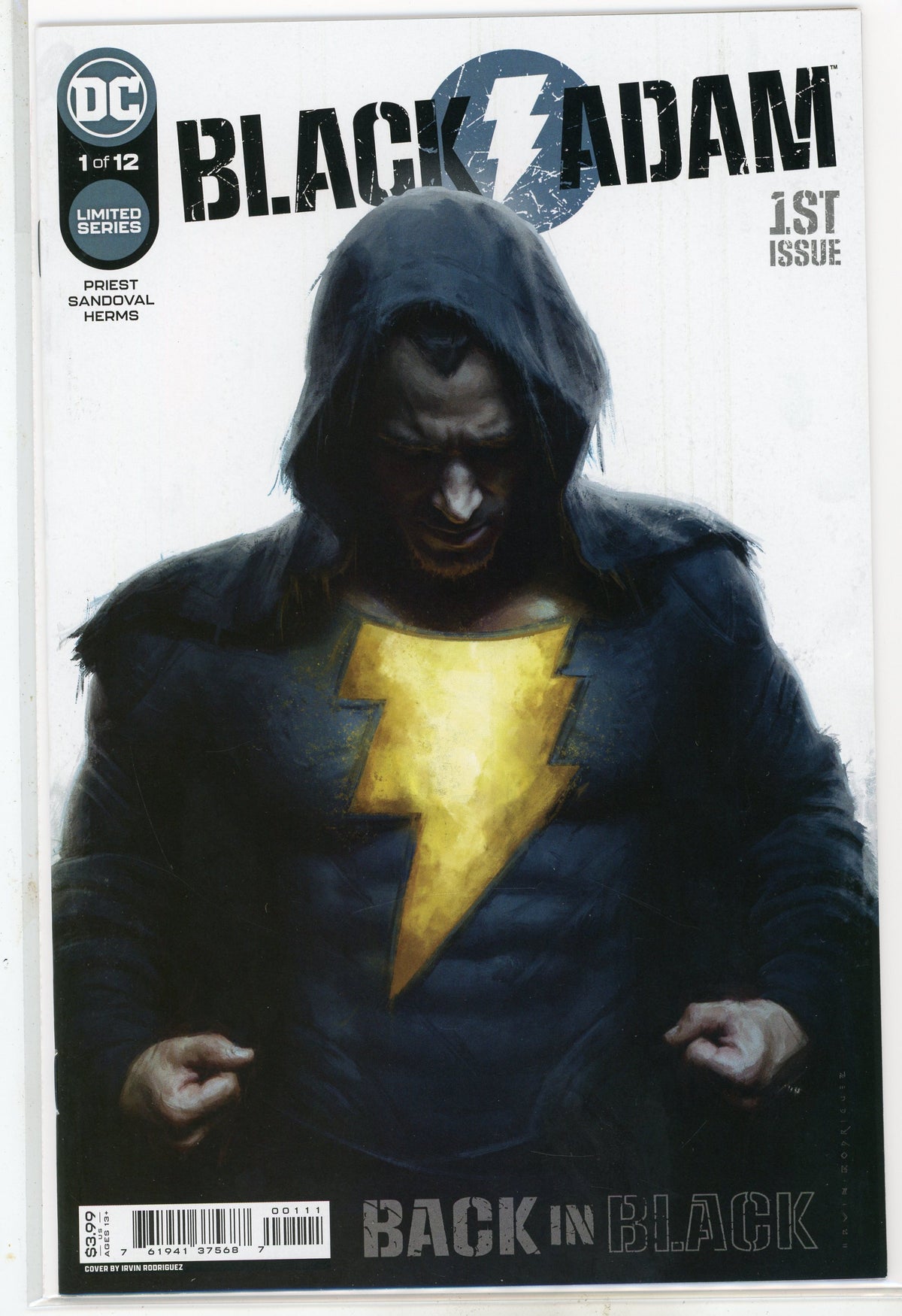 BLACK ADAM #1  OF 12 NM MENACING COVER LUSTROUS SHEEN