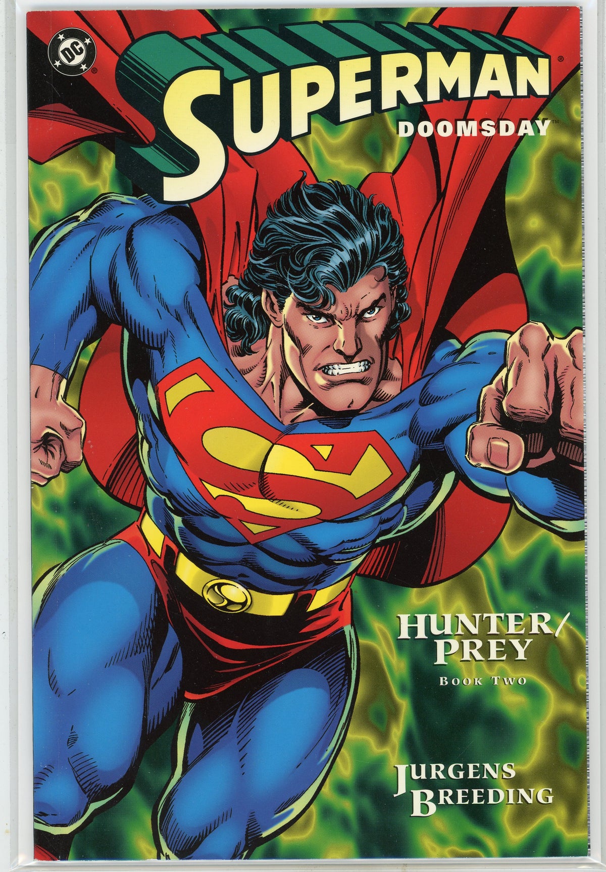 SUPERMAN DOOMSDAY HUNTER PREY #2 NM JURGENS WORK EXCEPTIONAL COVER
