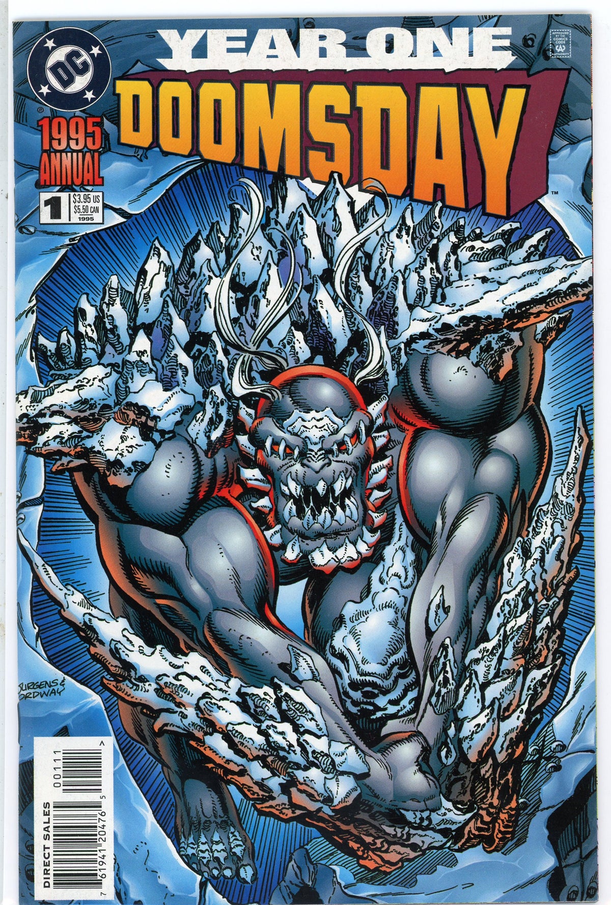 DOOMSDAY YEAR ONE #1 1995 ANNUAL NM TERRIFIC GLOSS AMAZING COVER
