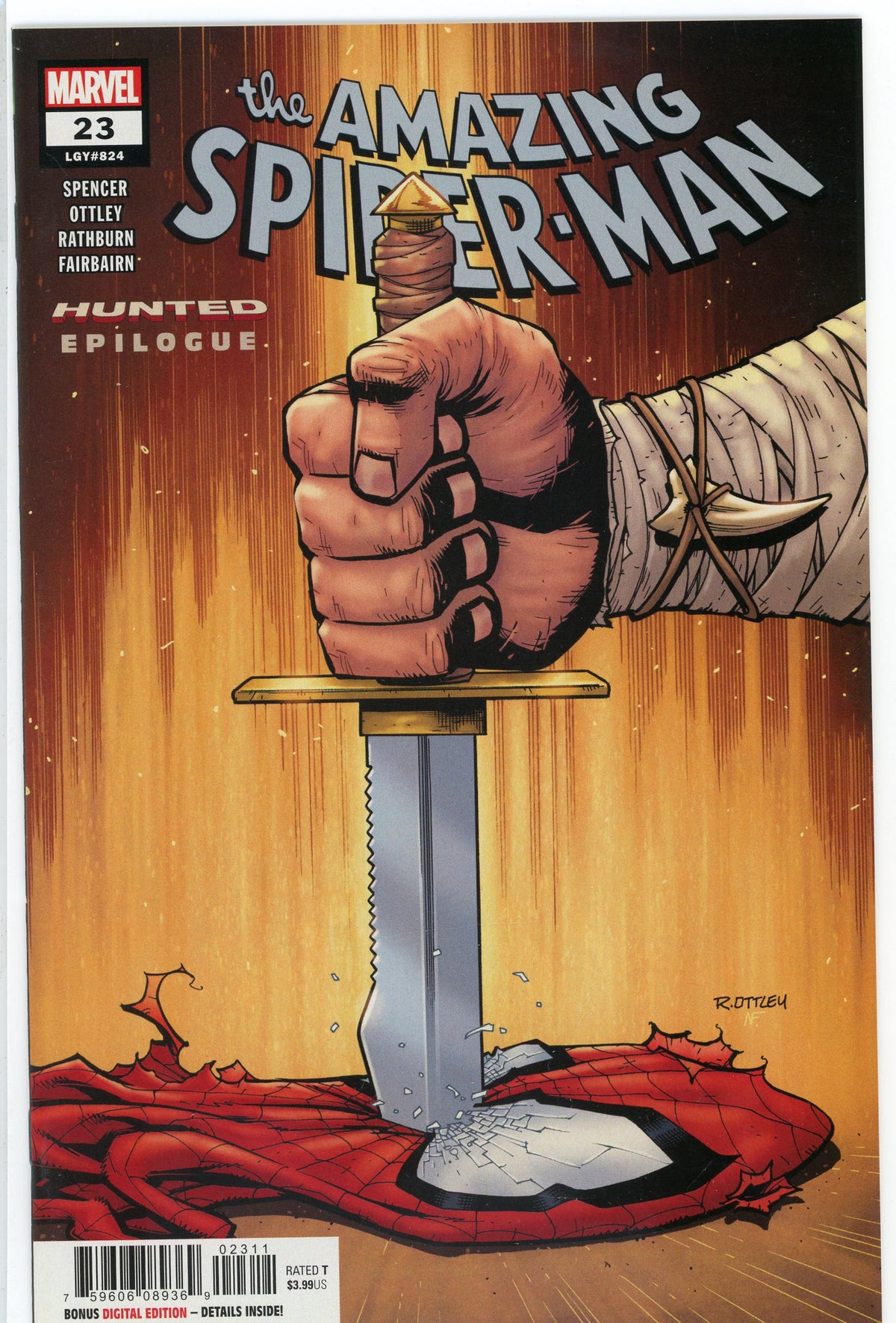 THE AMAZING SPIDERMAN #23 NM SHOCKING COVER EXCELLENT FINISH