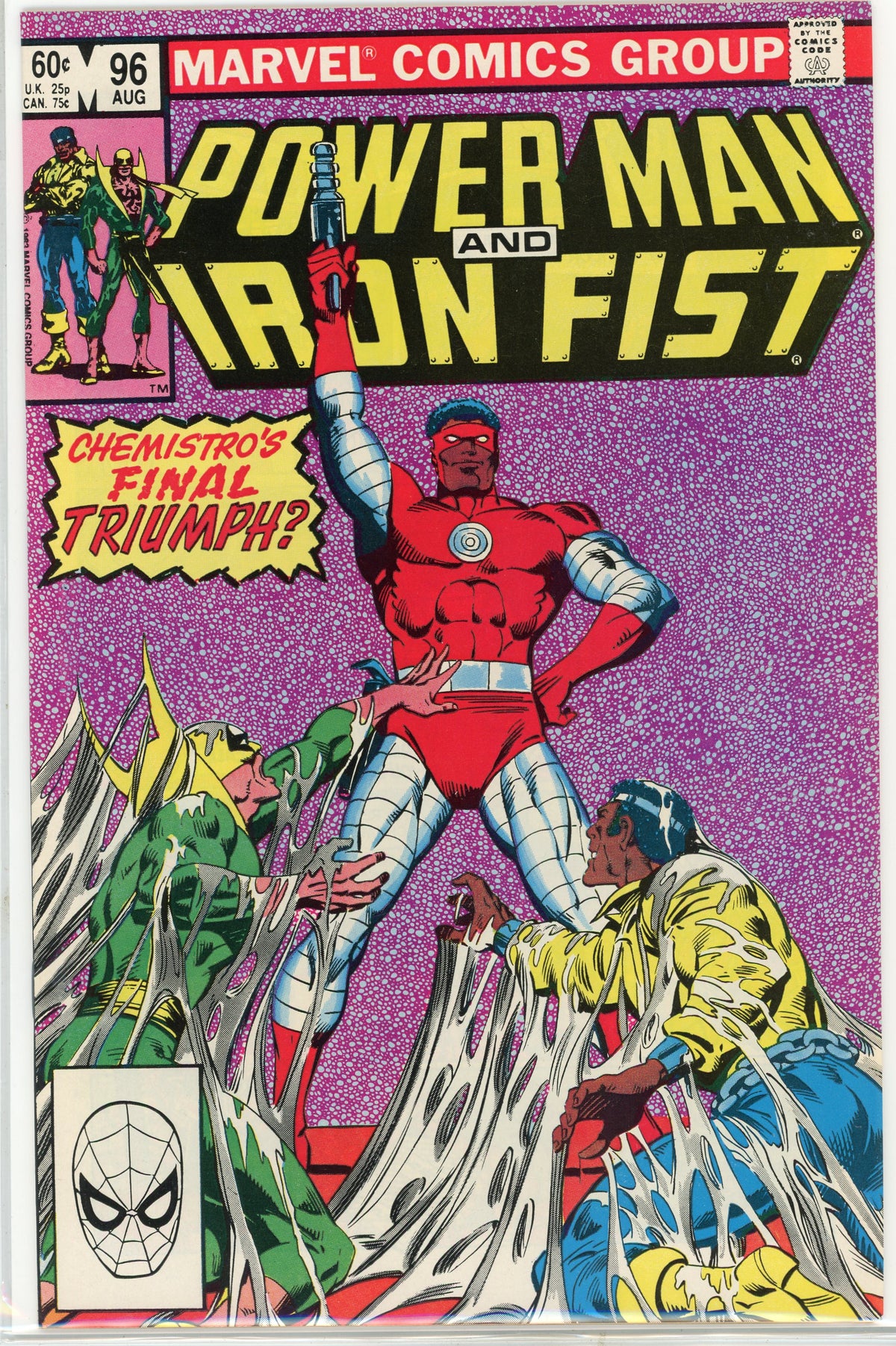 POWER MAN AND IRON FIST #96 NM GREAT CHEMISTRO BATTLE COVER NICE GLOSS