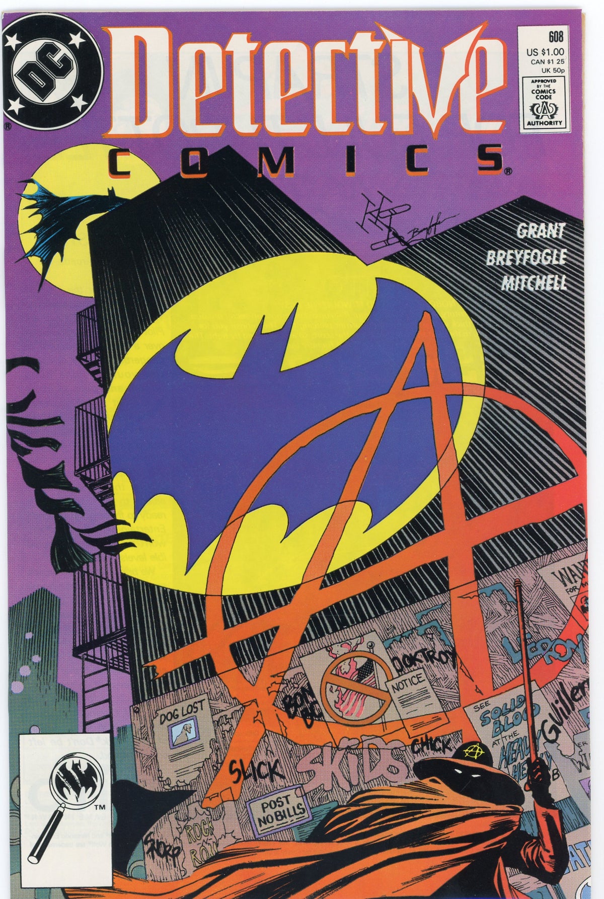 DETECTIVE COMICS #608 NM KEY ISSUE NICE COLOR PALETTE GREAT COVER
