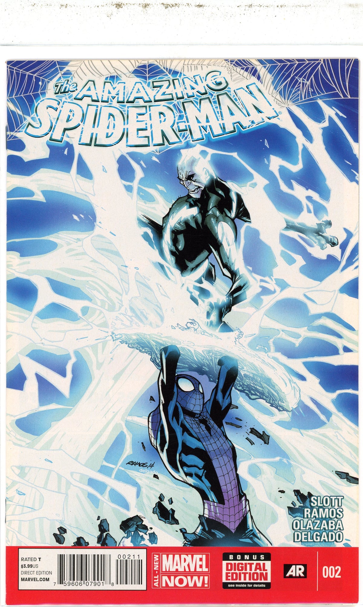 AMAZING SPIDERMAN #2 NM SLOTT WORK TERRIFIC BATTLE COVER GREAT GLOSS