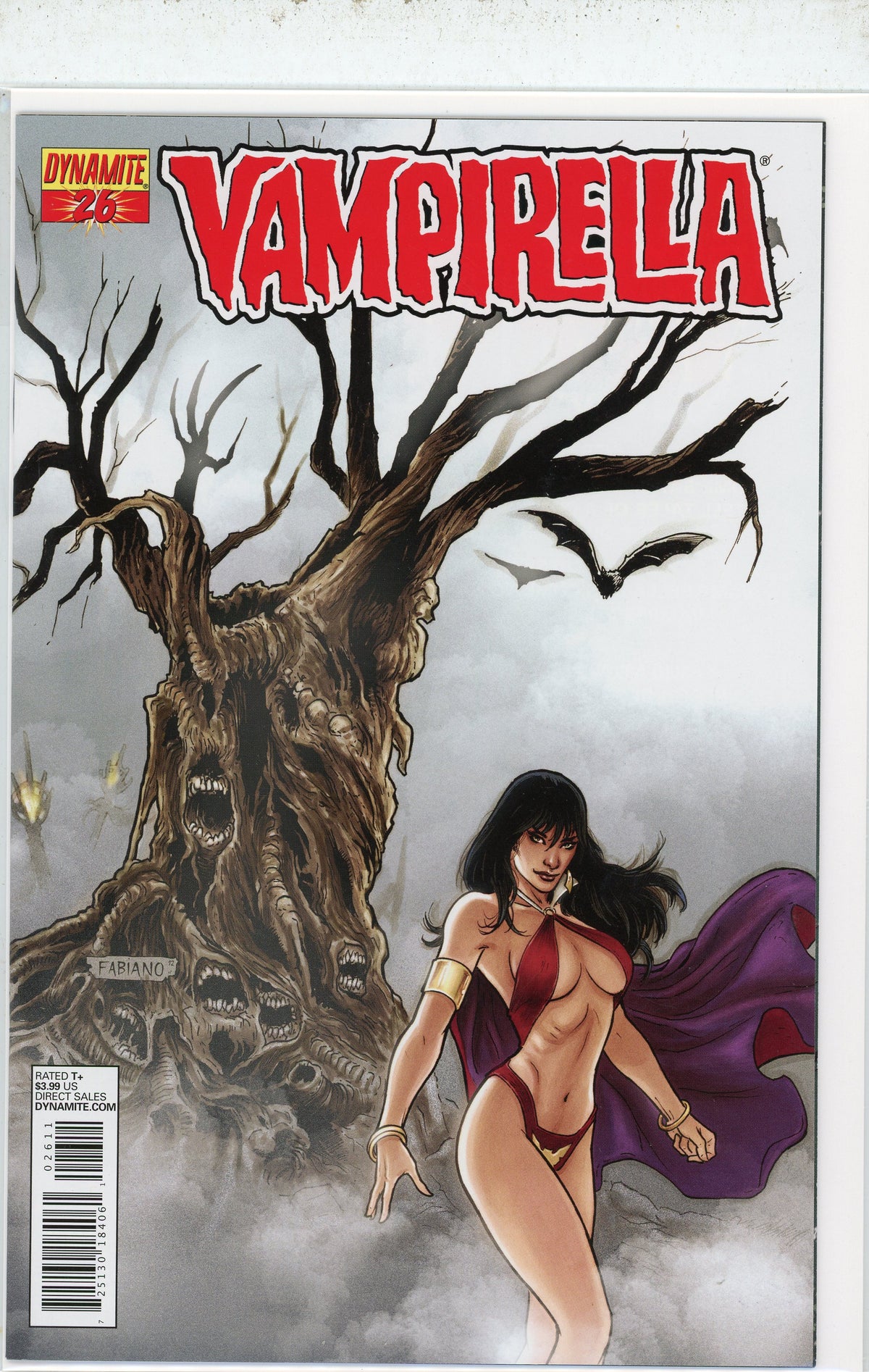 VAMPIRELLA #26 NM 9.6 GREAT FABIANO MONSTER TREE COVER DYNAMITE PUB.