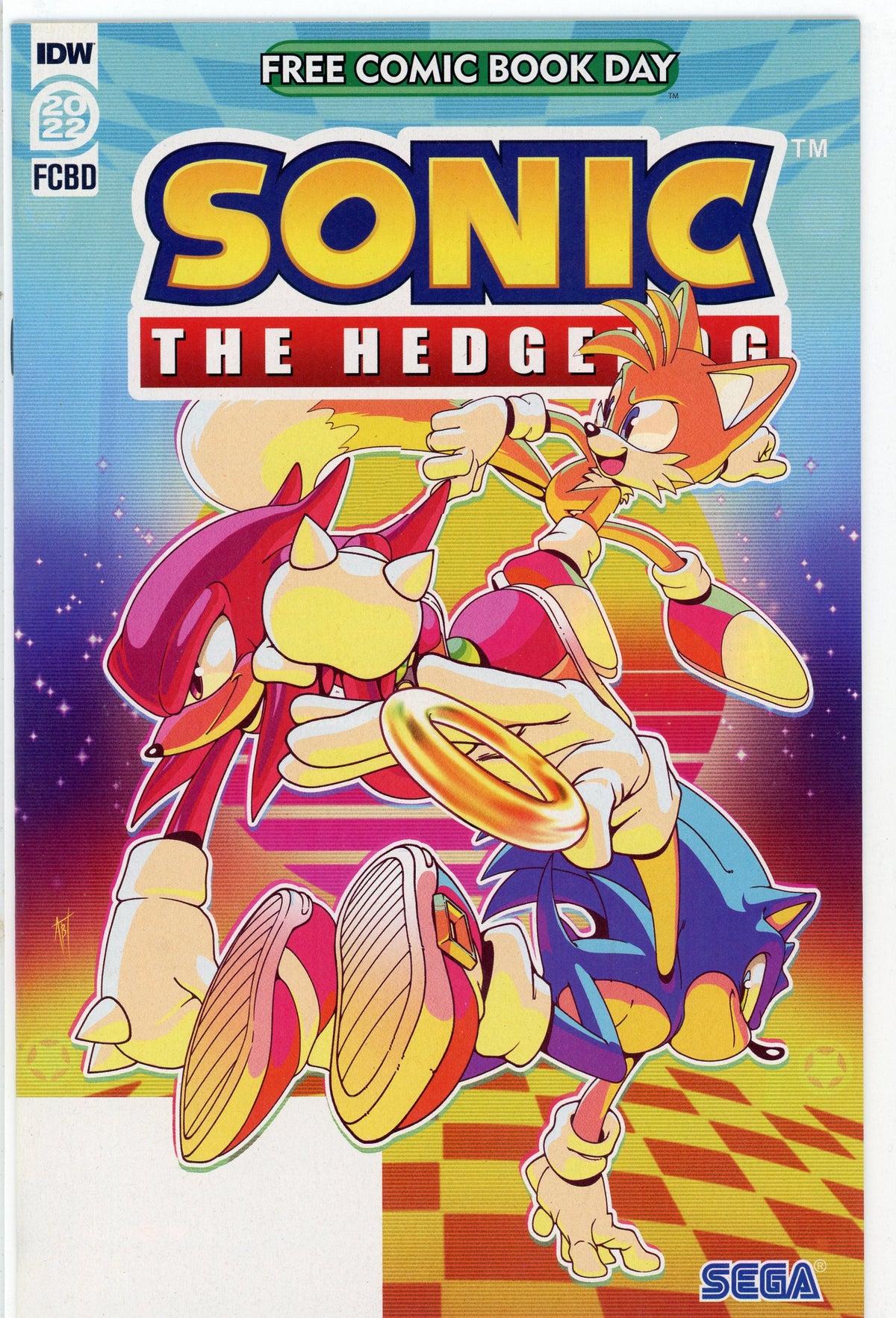 SONIC THE HEDGEHOG FREE COMIC BOOK DAY 2022 NM GLORIOUS SHEEN GREAT COVER
