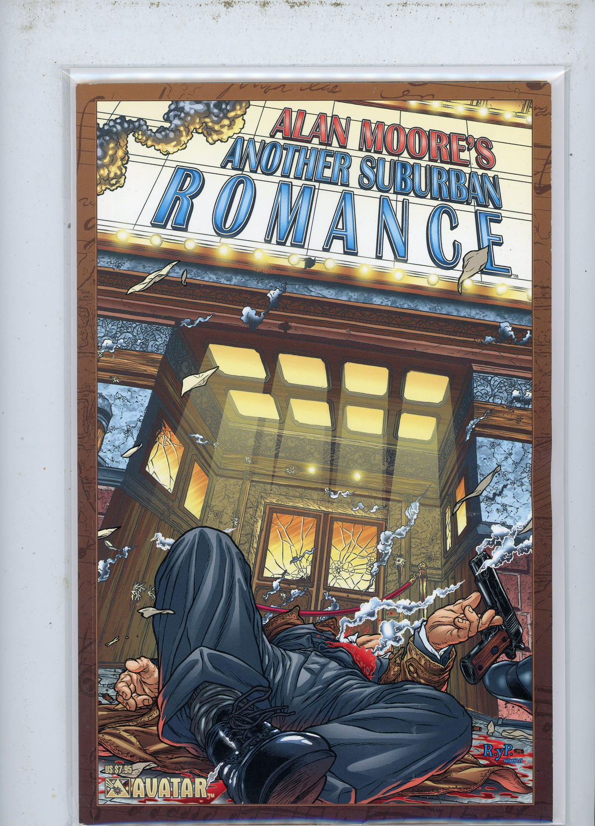 ALAN MOORES ANOTHER SUBURBAN ROMANCE NM 9.6 GRISLY HIT COVER AVATAR PUB.