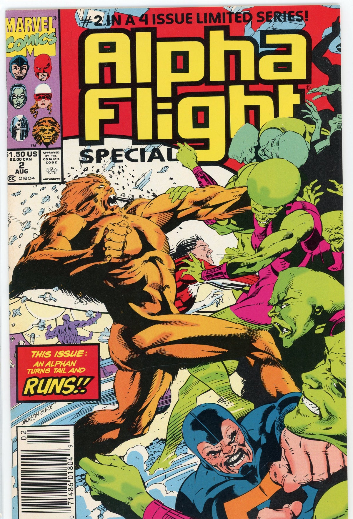 ALPHA FLIGHT SPECIAL #2 NM ACTION PACKED COVER BEAUTIFUL GLOSS