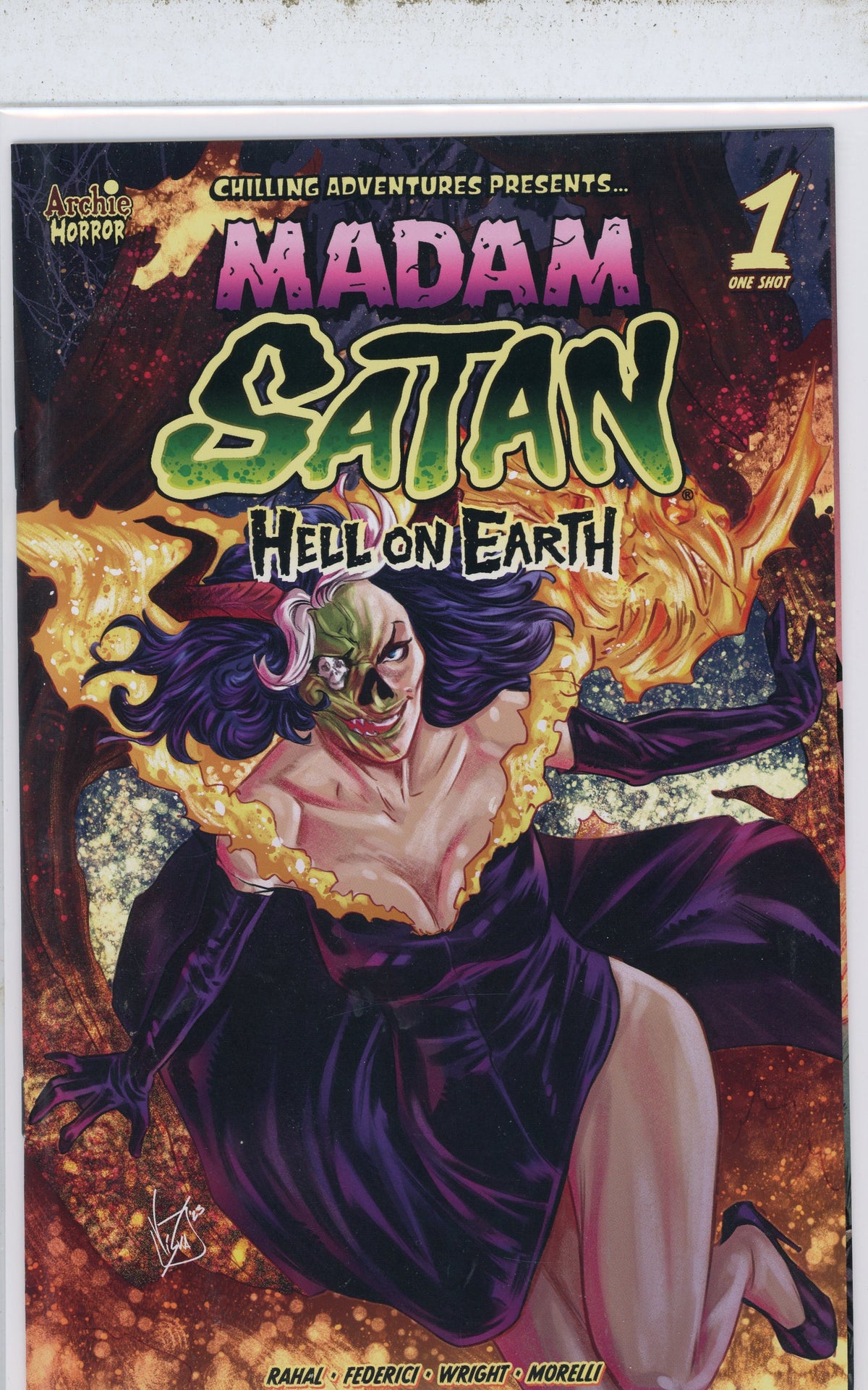 MADAM SATAN HELL ON EARTH ONE SHOT NM 9.6 ARCHIE HORROR RAHAL WORK