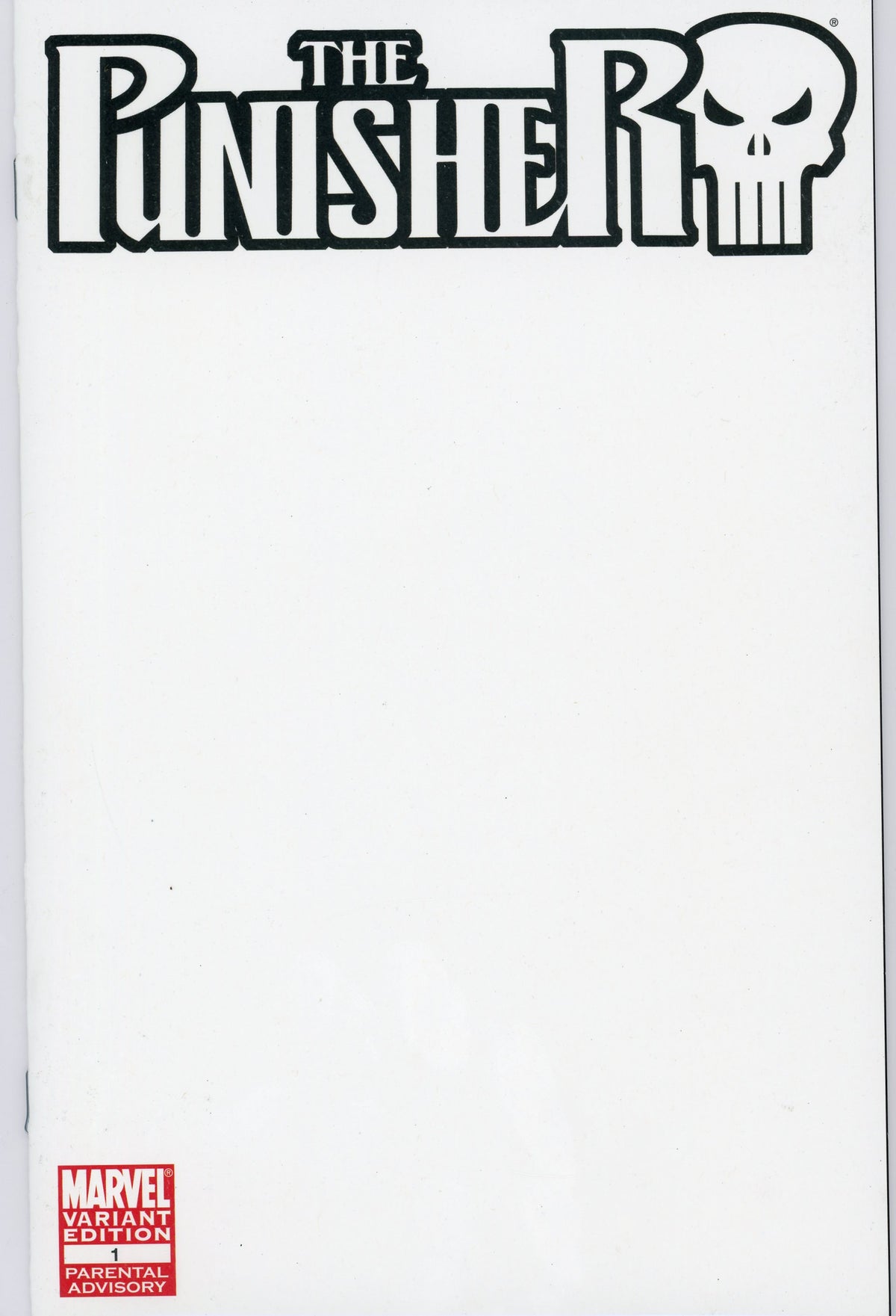 THE PUNISHER #1 SKETCH VARIANT ED. TREMENDOUS GLOSS
