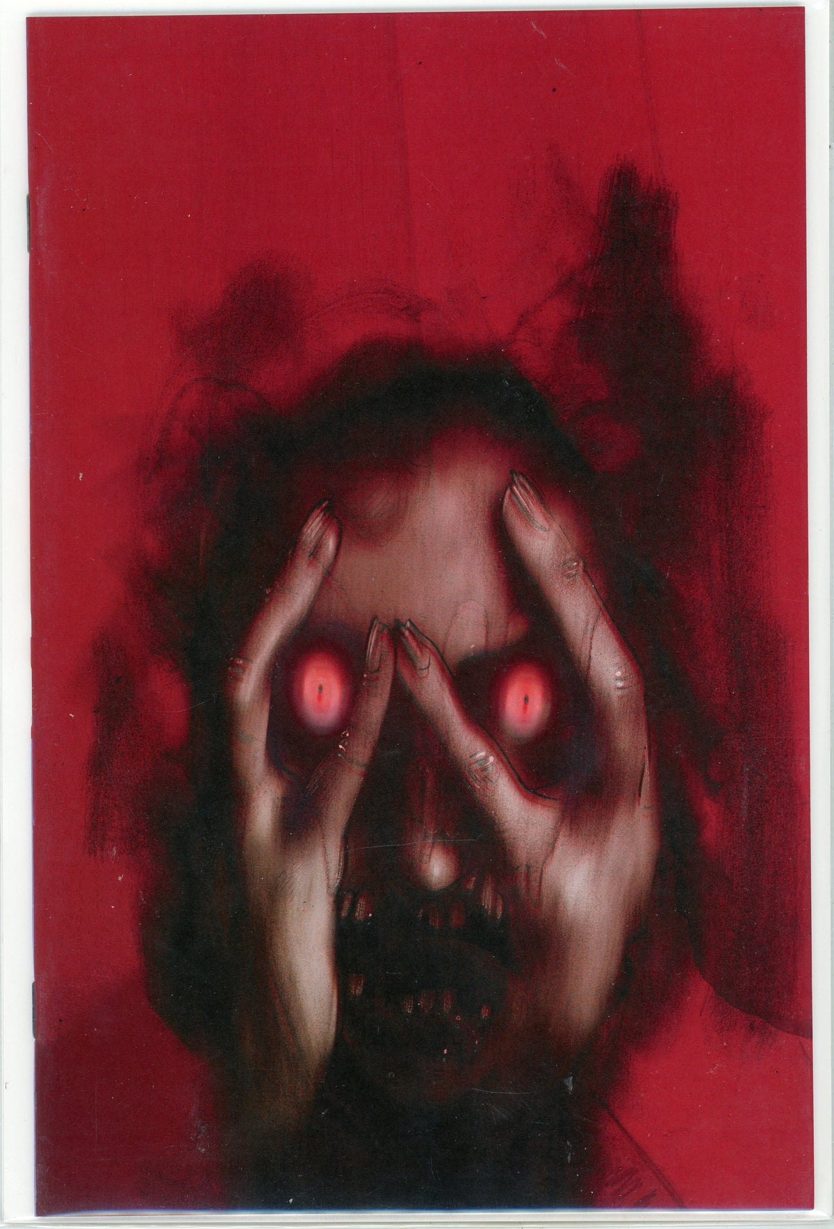 HELLO DARKNESS #2 NM 9.6 COVER C VIRGIN VARIANT TERRIFYING
