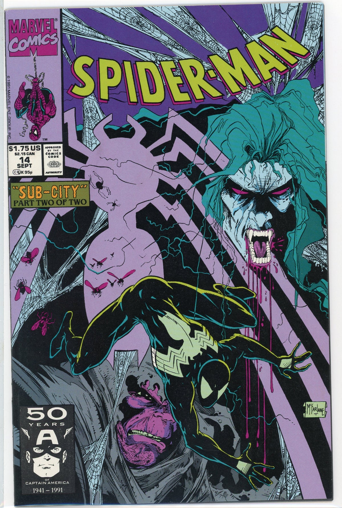 SPIDERMAN #14 NM CLASSIC MCFARLANE COVER KILLER GLOSS