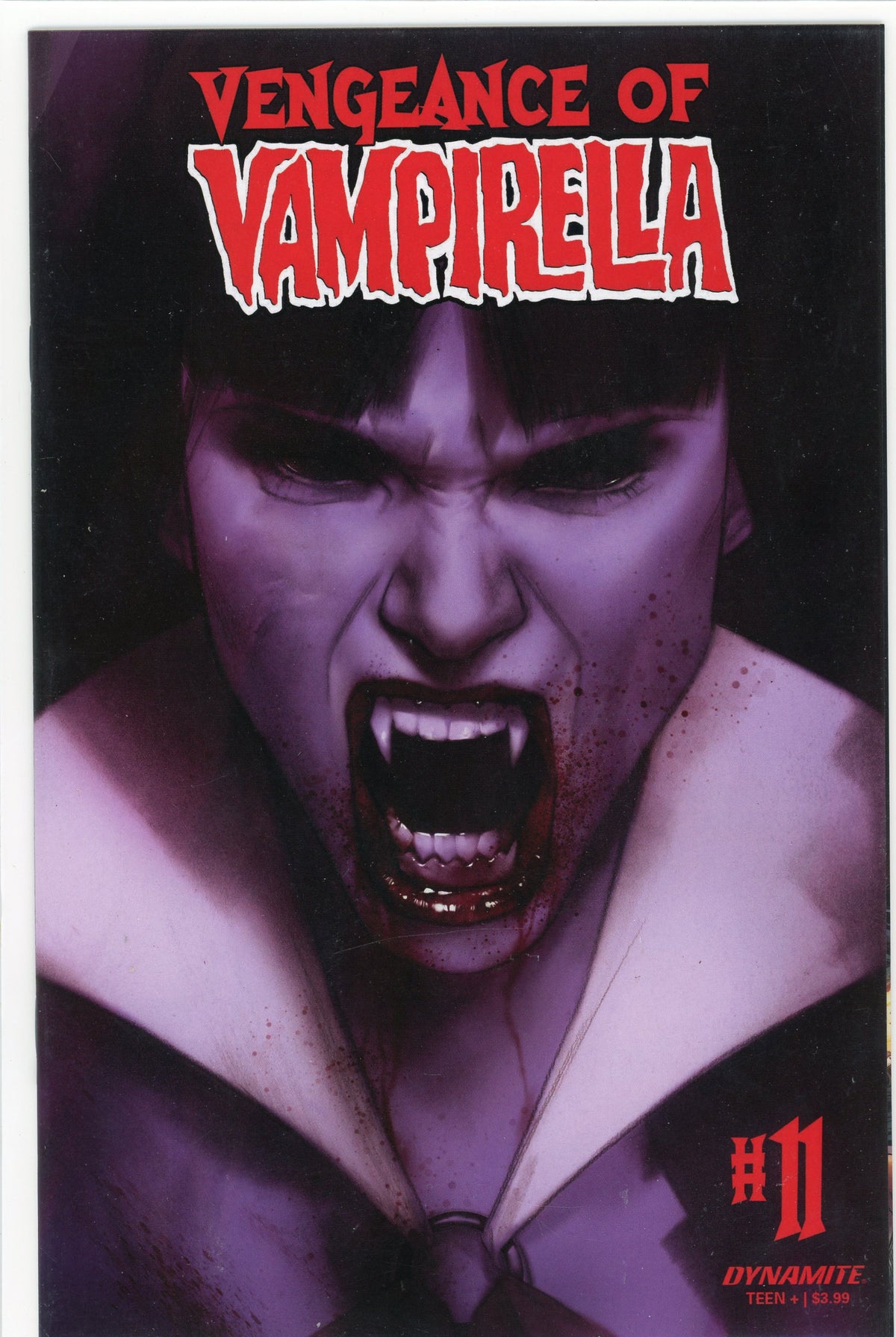 VENGEANCE OF VAMPIRELLA #11 NM 9.6 HORRIFYING COVER DYNAMITE PUB.