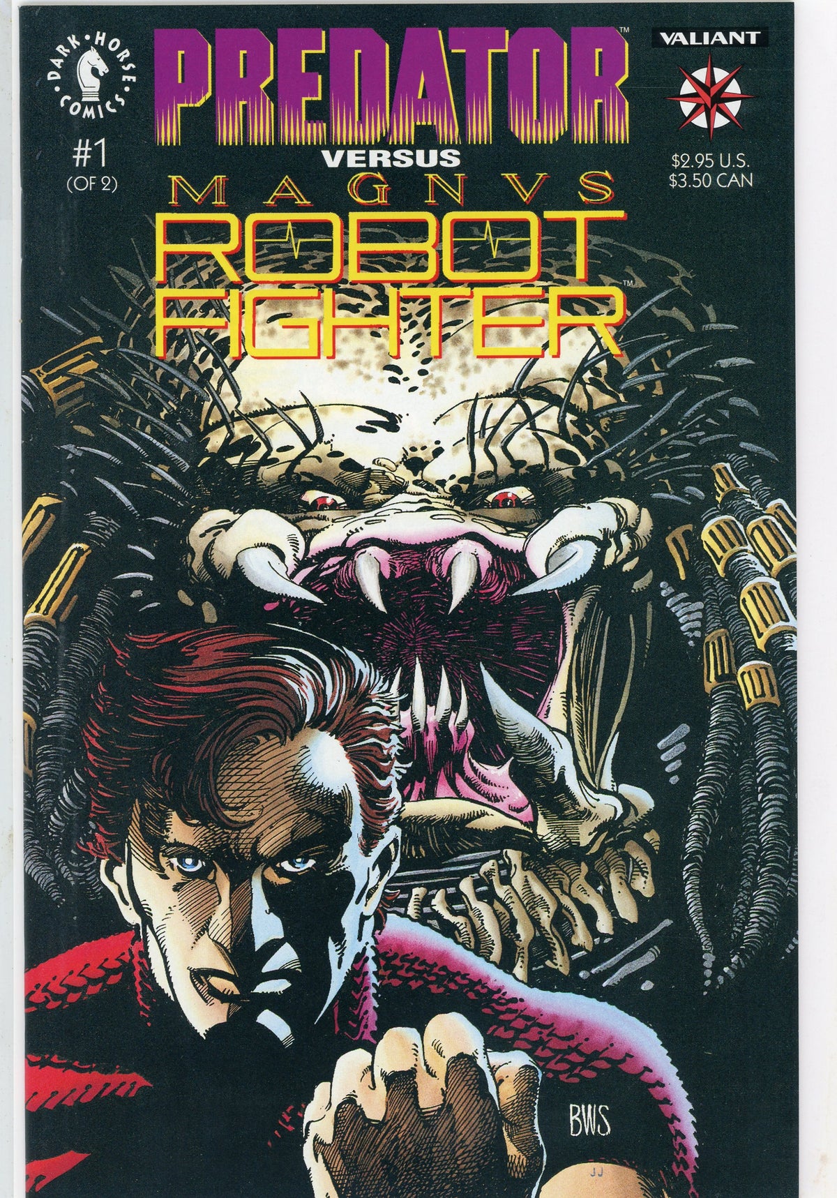 PREDATOR VS. MAGNUS ROBOT FIGHTER #1 OF 2 NM TERRIFIC COVER NICE GLOSS