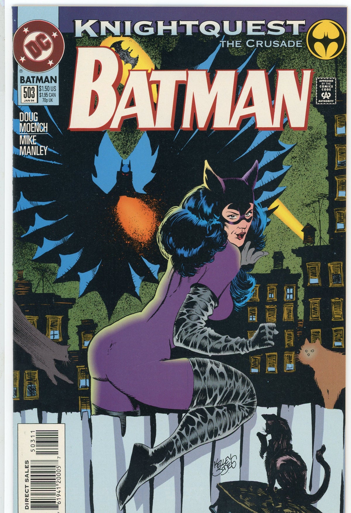 BATMAN #503 NM ICONIC CATWOMAN COVER GLOSSY SHEEN