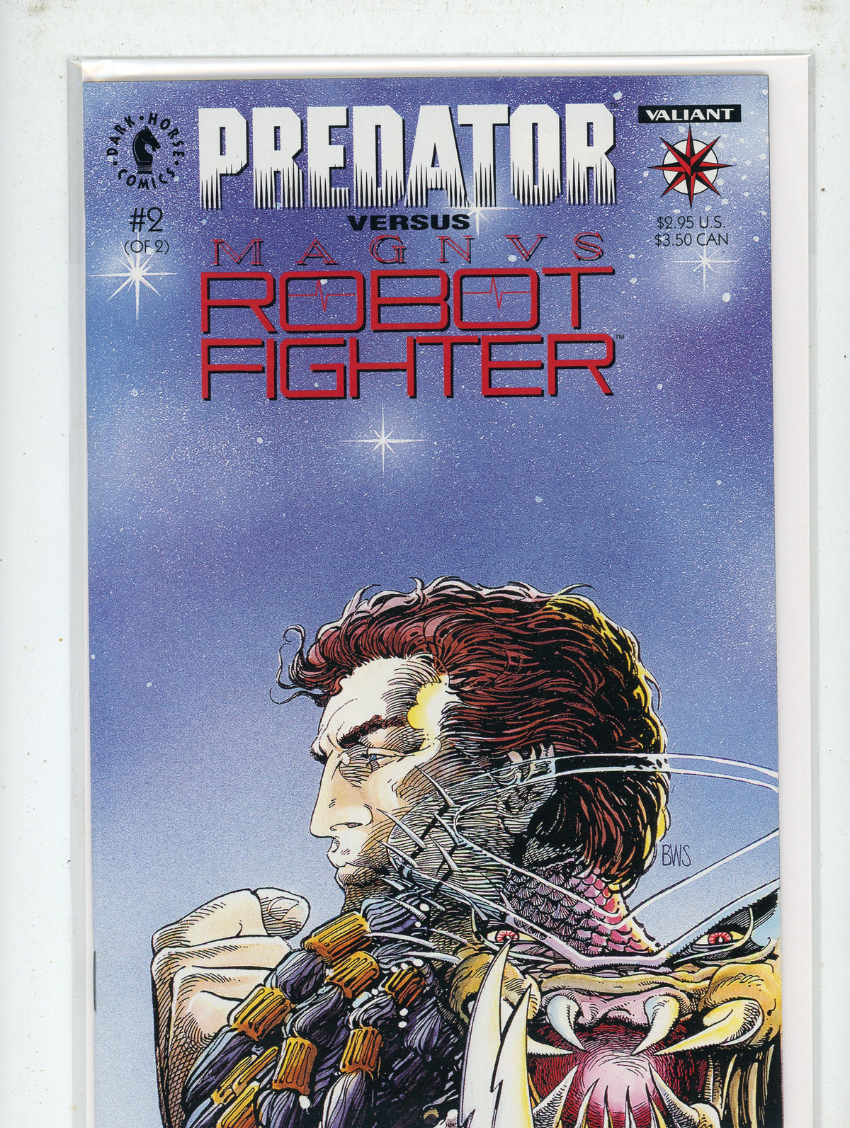 PREDATOR VS. MAGNUS ROBOT FIGHTER #2 OF 2 NM WINDSOR SMITH COVER