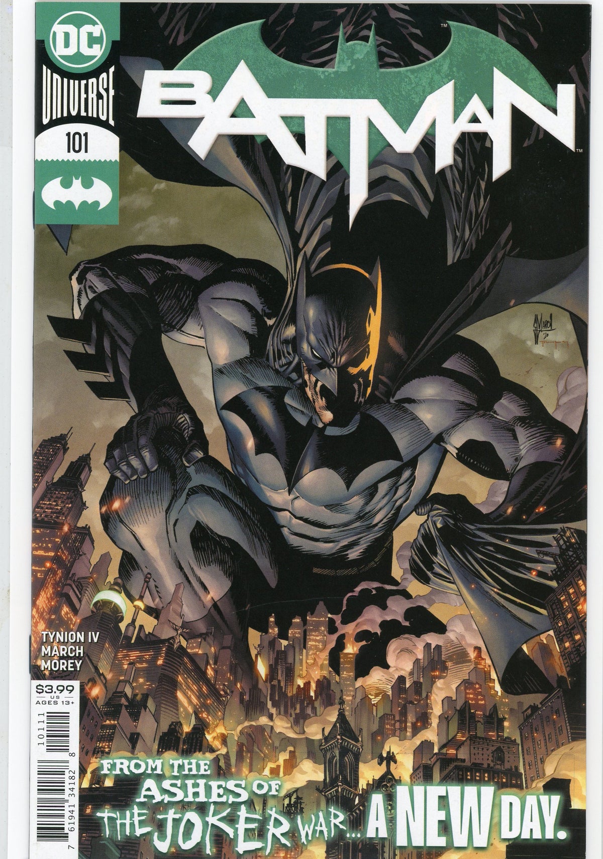 BATMAN #101 DC UNIVERSE NM PHENOMENAL COVER BRILLIANT SHEEN