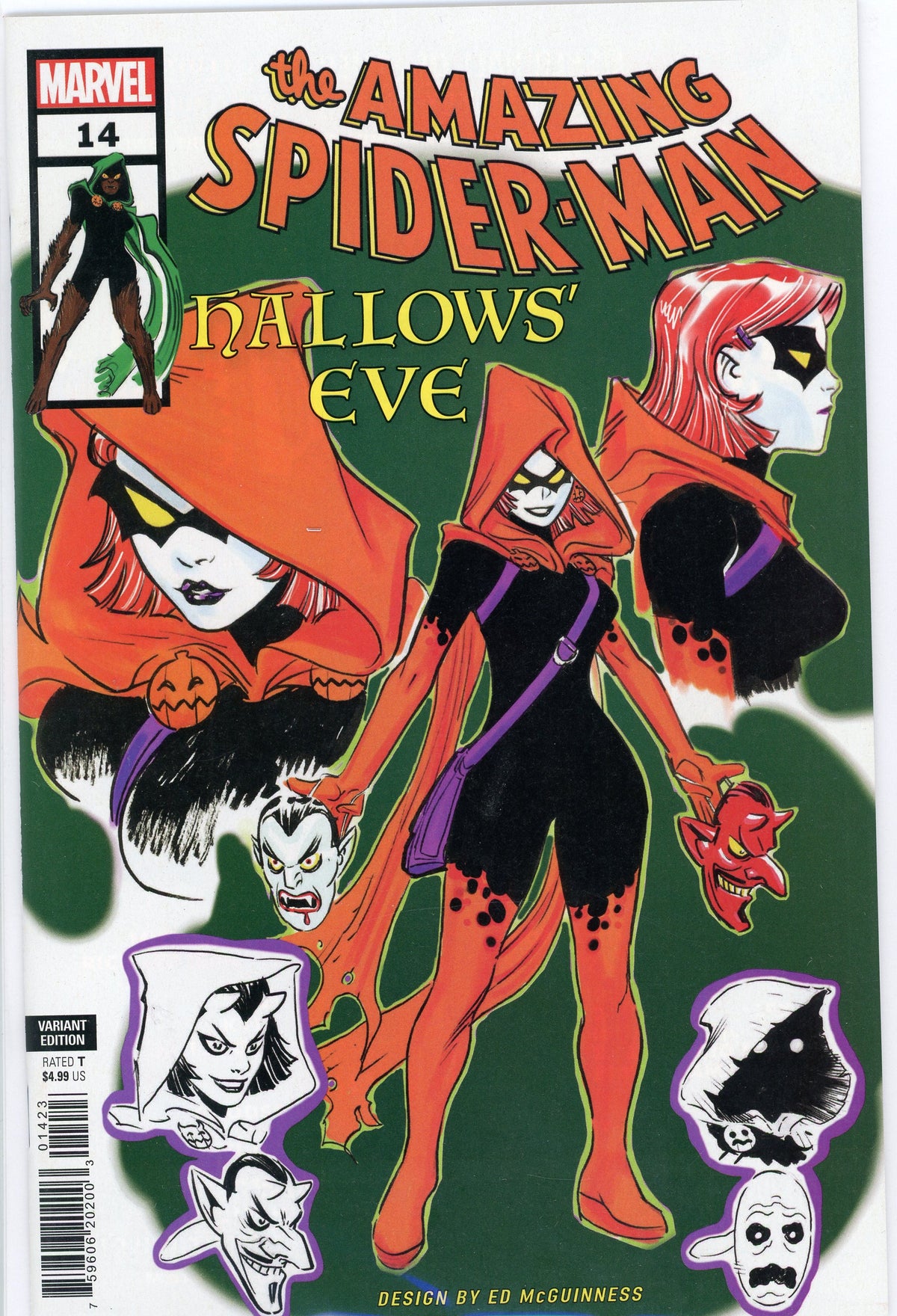THE AMAZING SPIDERMAN #14 NM VARIANT EDITION HALLOWEEN THEME COVER