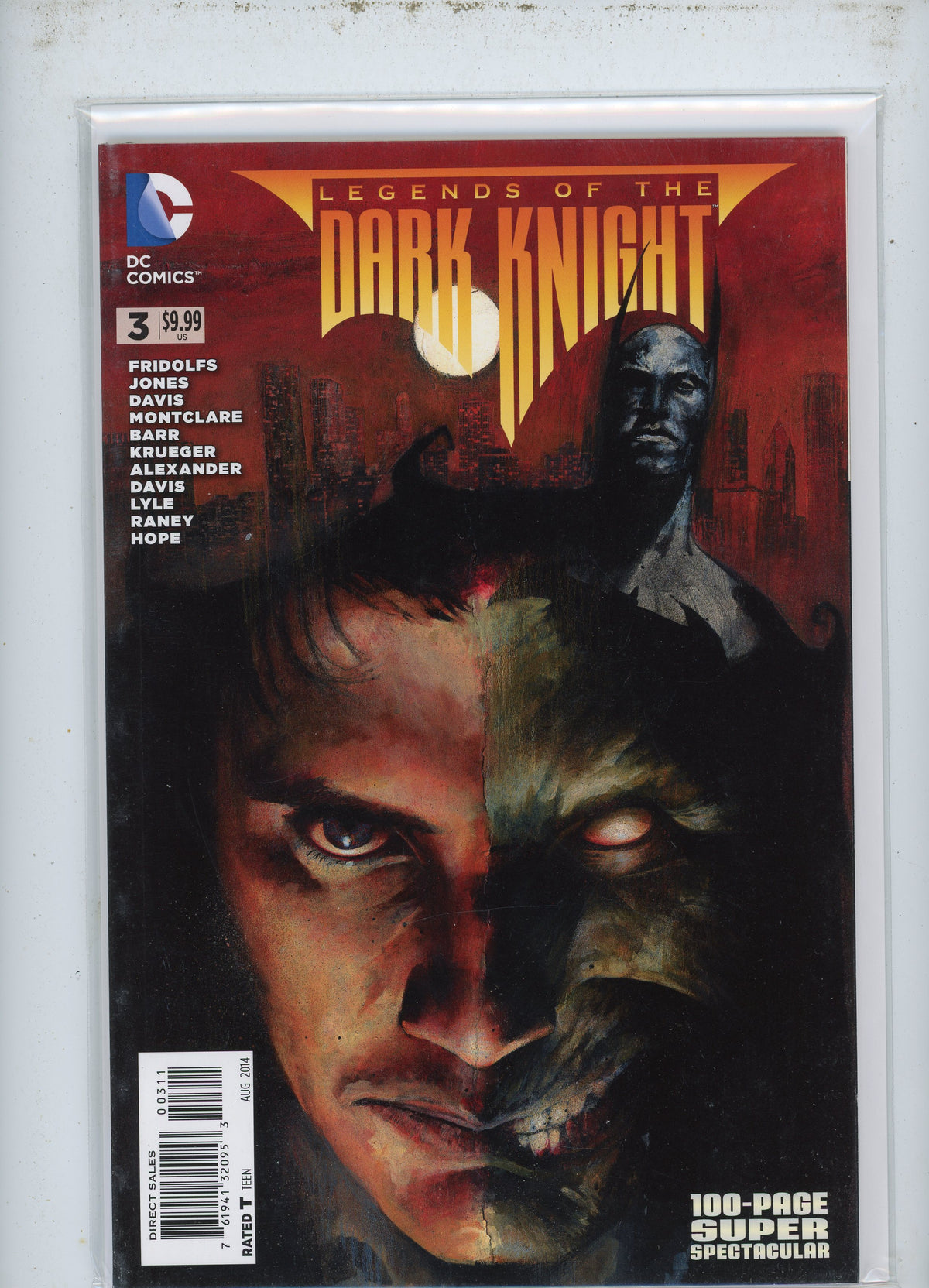 LEGENDS OF THE DARK KNIGHT #3 NM SQUAREBOUND 100 PAGER SPECTACULAR COVER