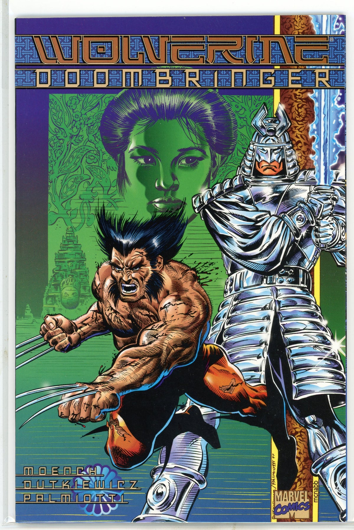 WOLVERINE DOOMBRINGER NM MOENCH WORK SILVER SAMURAI APP. NICE GLOSS