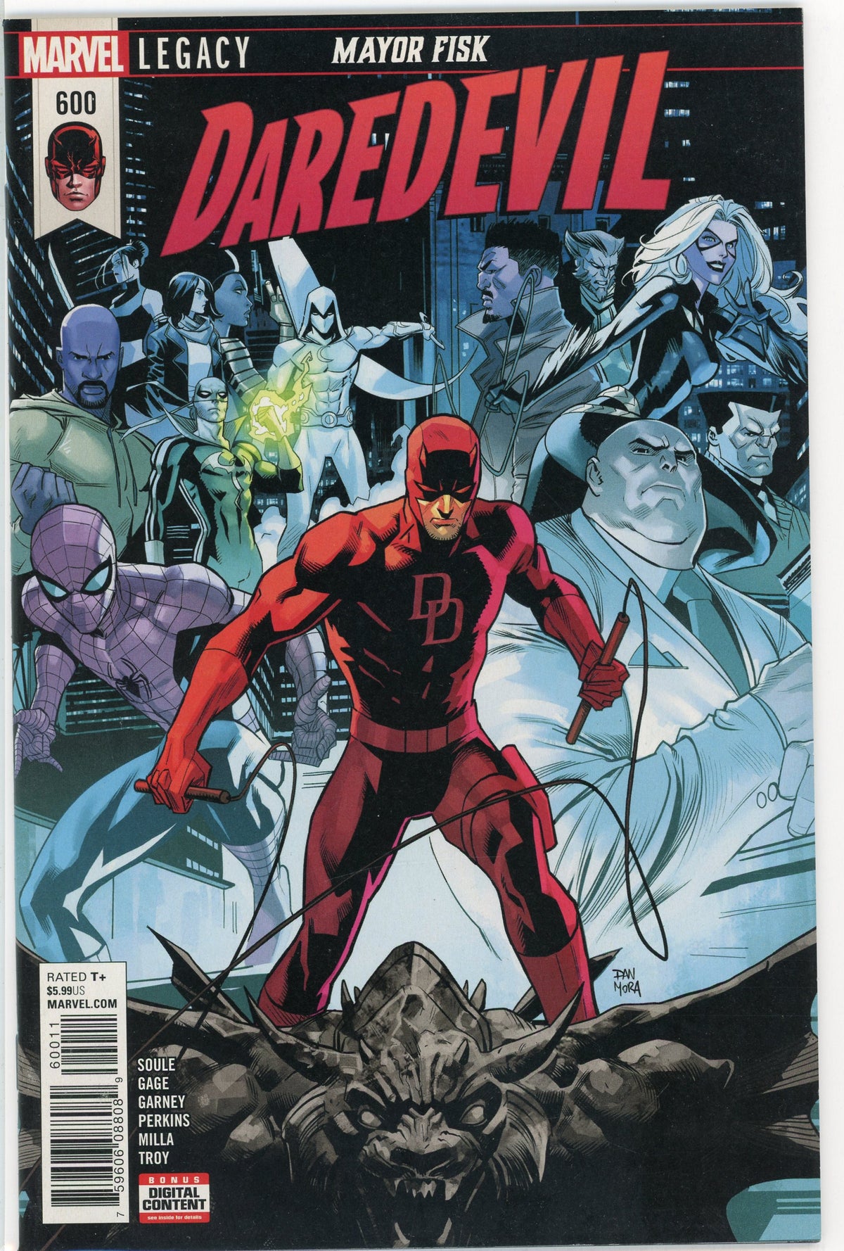 DAREDEVIL #600 NM STUNNING COVER MIND BLOWING GLOSSY SHEEN