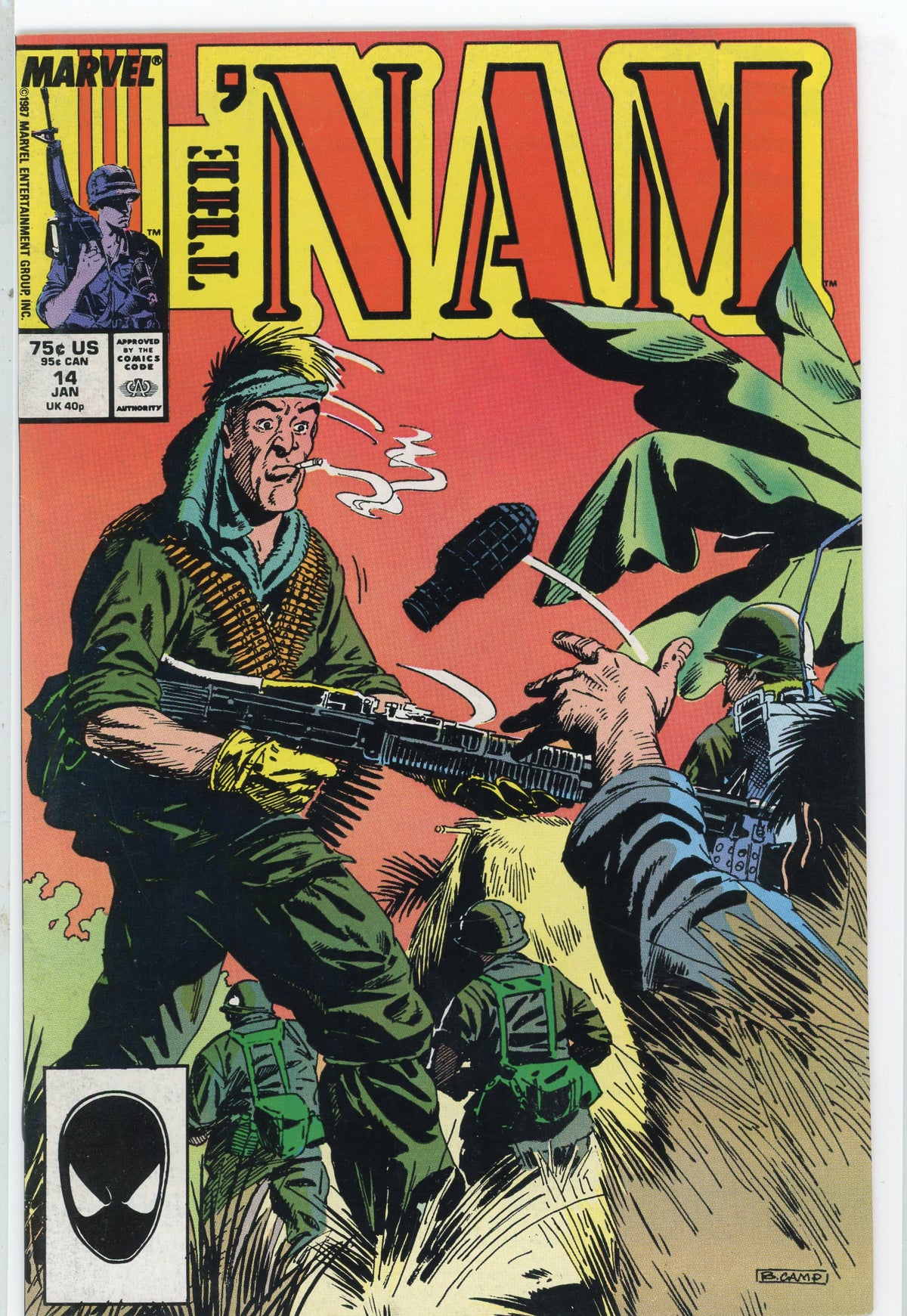 THE NAM #14 NM 1987 SUSPENSE LADEN COVER GLOSSY AND VIBRANT
