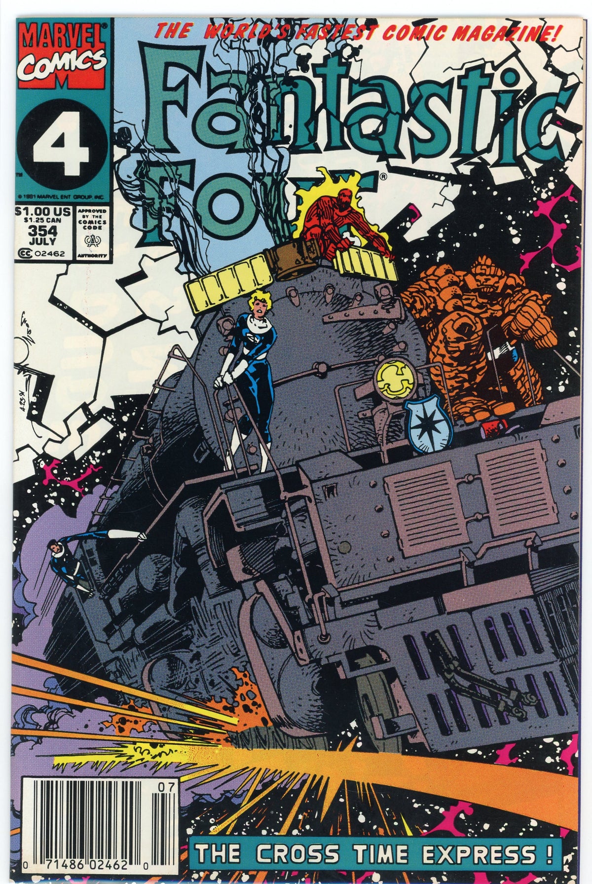 FANTASTIC FOUR #4 #354 NM AWESOME SIMONSON COVER INCREDIBLE GLOSS