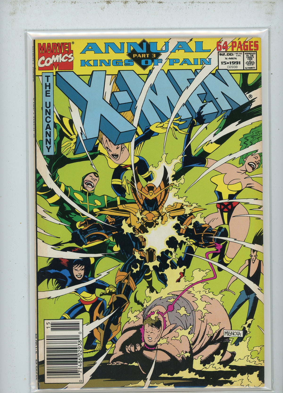 X-MEN ANNUAL #15 NM TERRIFIC MIGNOLA COVER FANTASTIC GLOSSY SHEEN