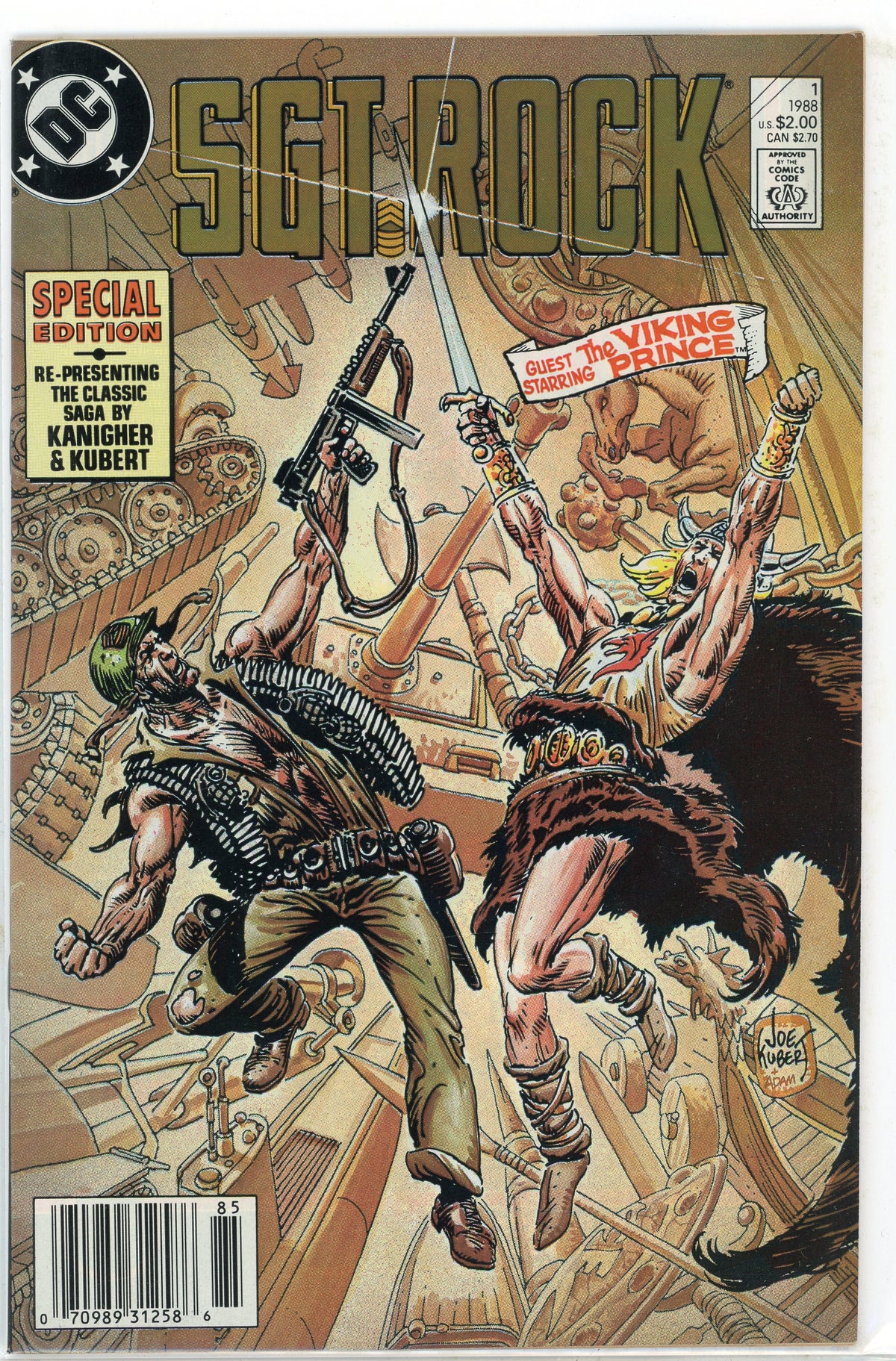 SGT. ROCK #1 NM 1988 SPECIAL ED. REPRESENTS SAGA BY KANIGHER AND KUBERT