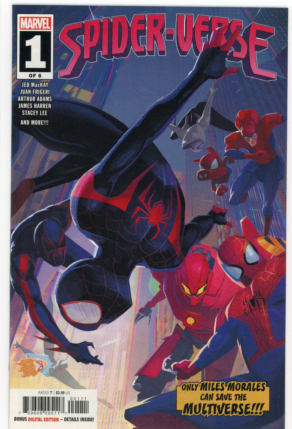 SPIDERVERSE #1 OF 6 NM ACTION PACKED COVER GLOSSY SHEEN
