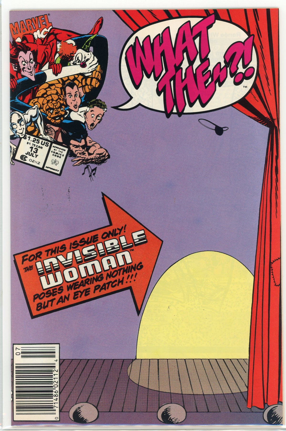 WHAT THE #13 NM HILARIOUS COVER INCREDIBLE SHEEN